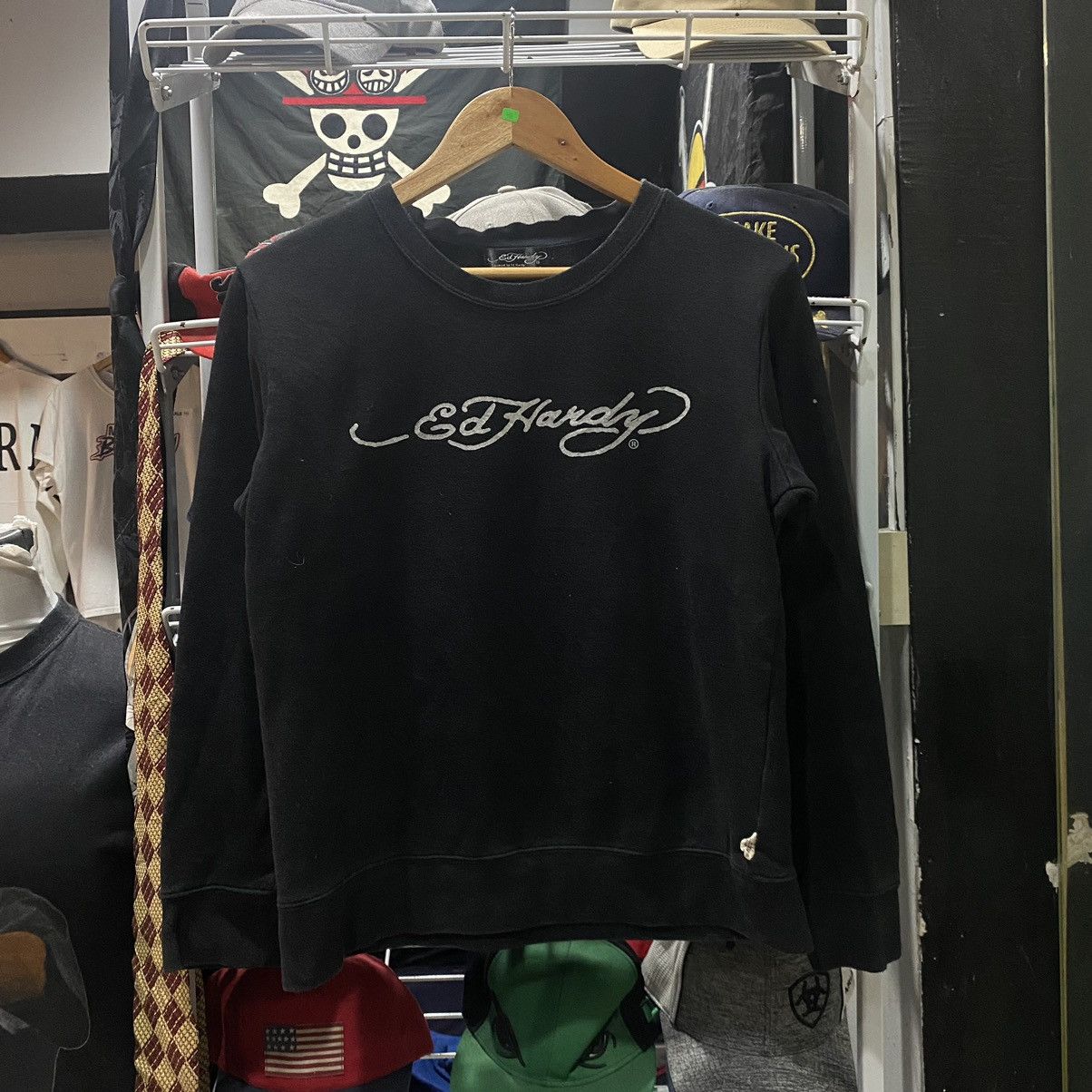Ed Hardy Ed Hardy " Peace Project " Skull Tattoo Sweatshirts Size US S / EU 44-46 / 1 - 2 Thumbnail