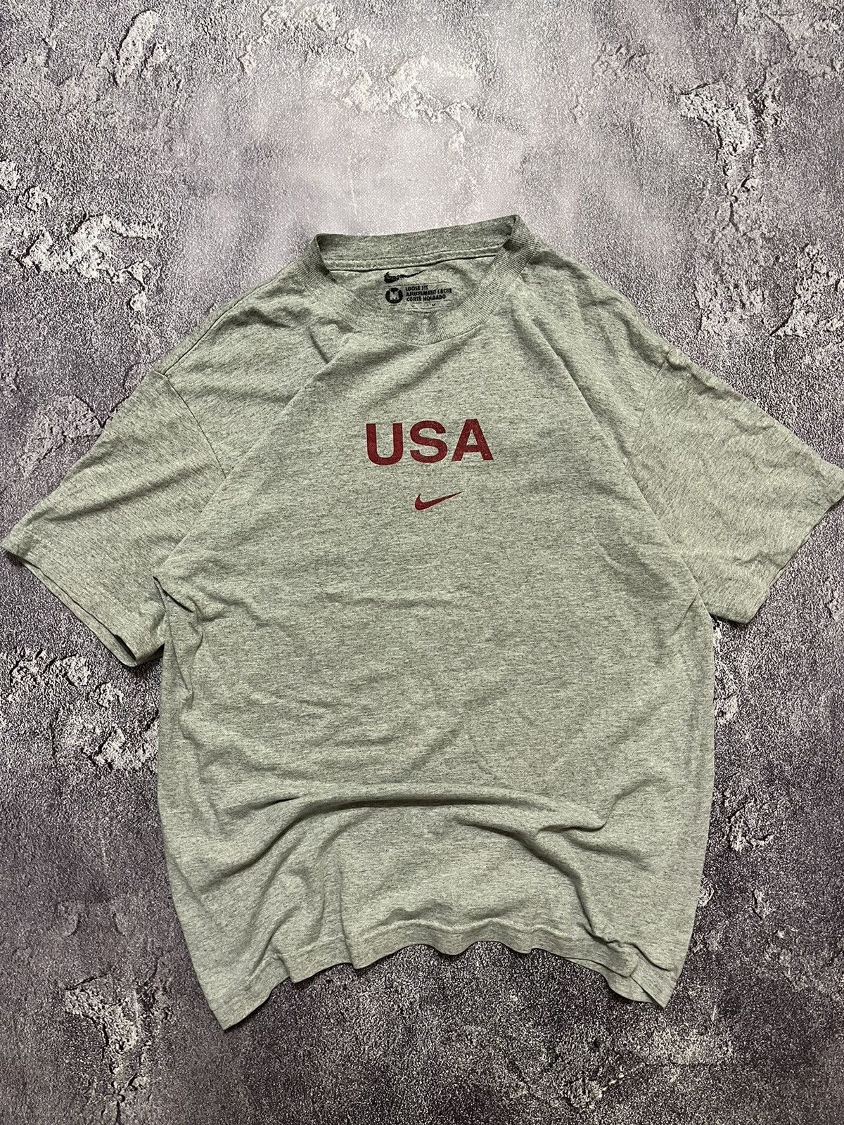 Nike vintage center swoosh nike usa tee shirt Size US M / EU 48-50 / 2 - 1 Thumbnail