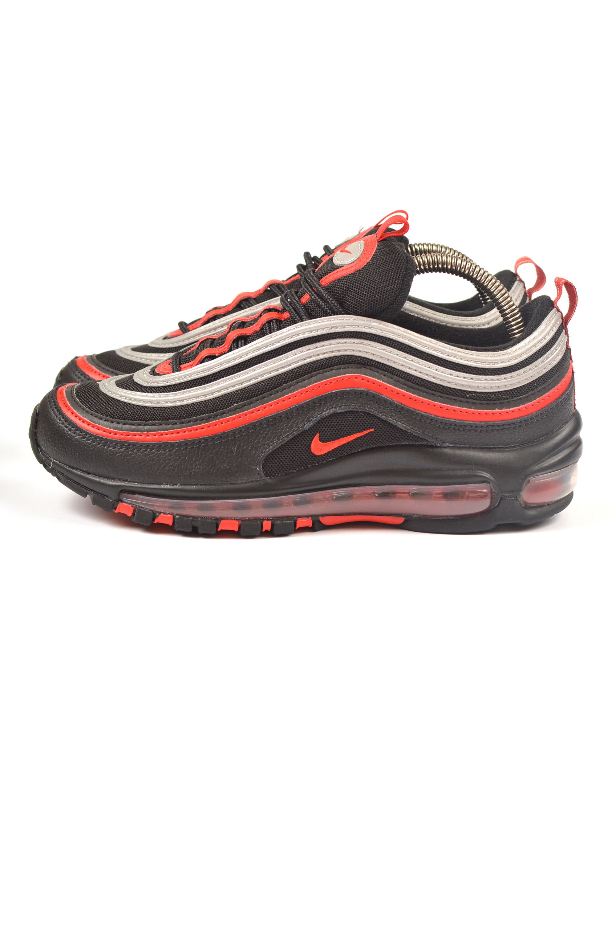 image of Nike Air Max 97 Black/red/silver Sneakers Shoes, Men's