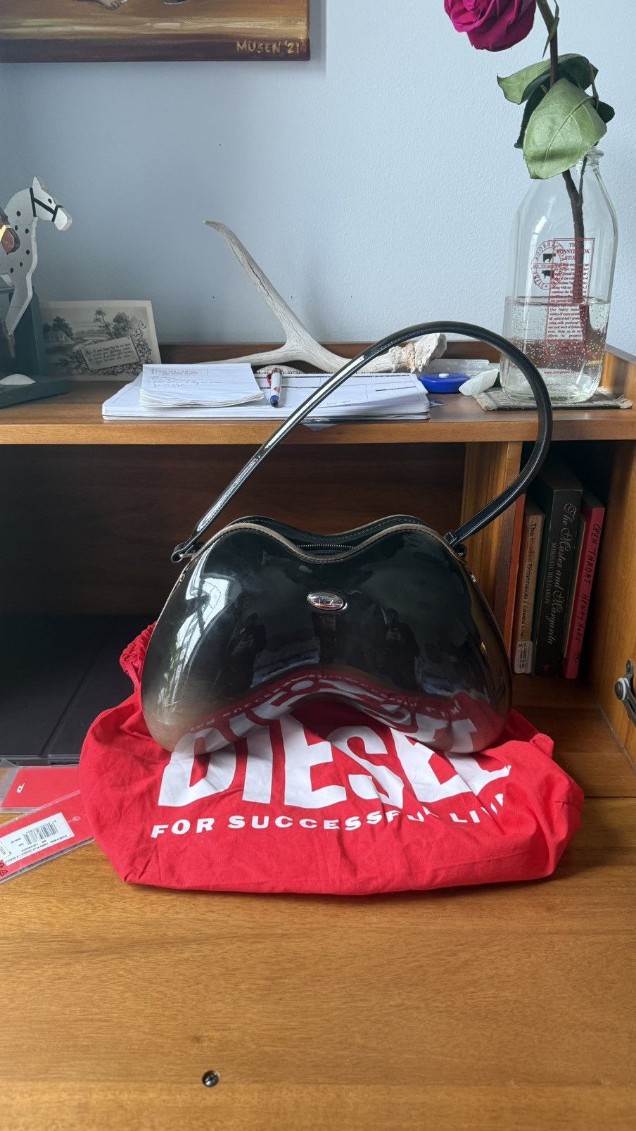 Diesel Diesel Play Double-D Shoulder Bag Size ONE SIZE - 1 Thumbnail