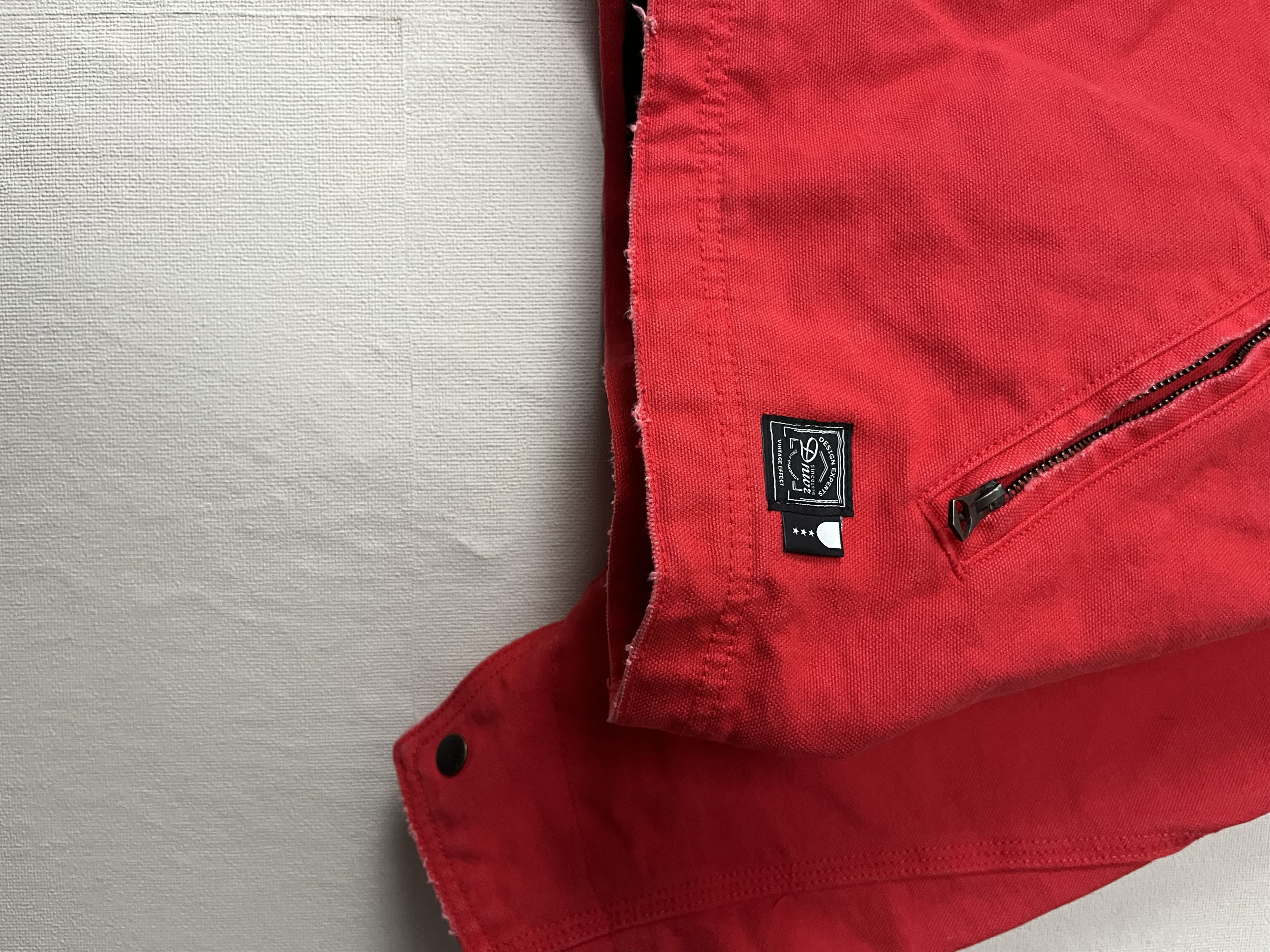 Zara DNWR Detroit Workwear Jacket Red Color Size USA M Rare