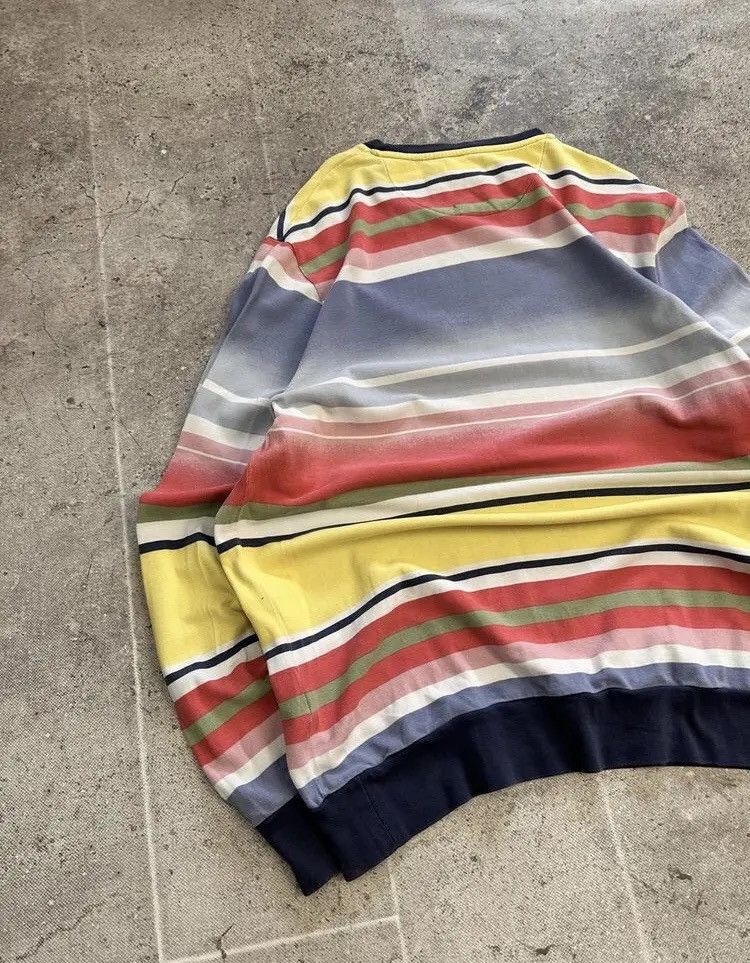 Polo Ralph Lauren × Ralph Lauren Polo Ralph Lauren Cable Knitwear Wool Blue Sweater Y2K Size US L / EU 52-54 / 3 - 14 Thumbnail