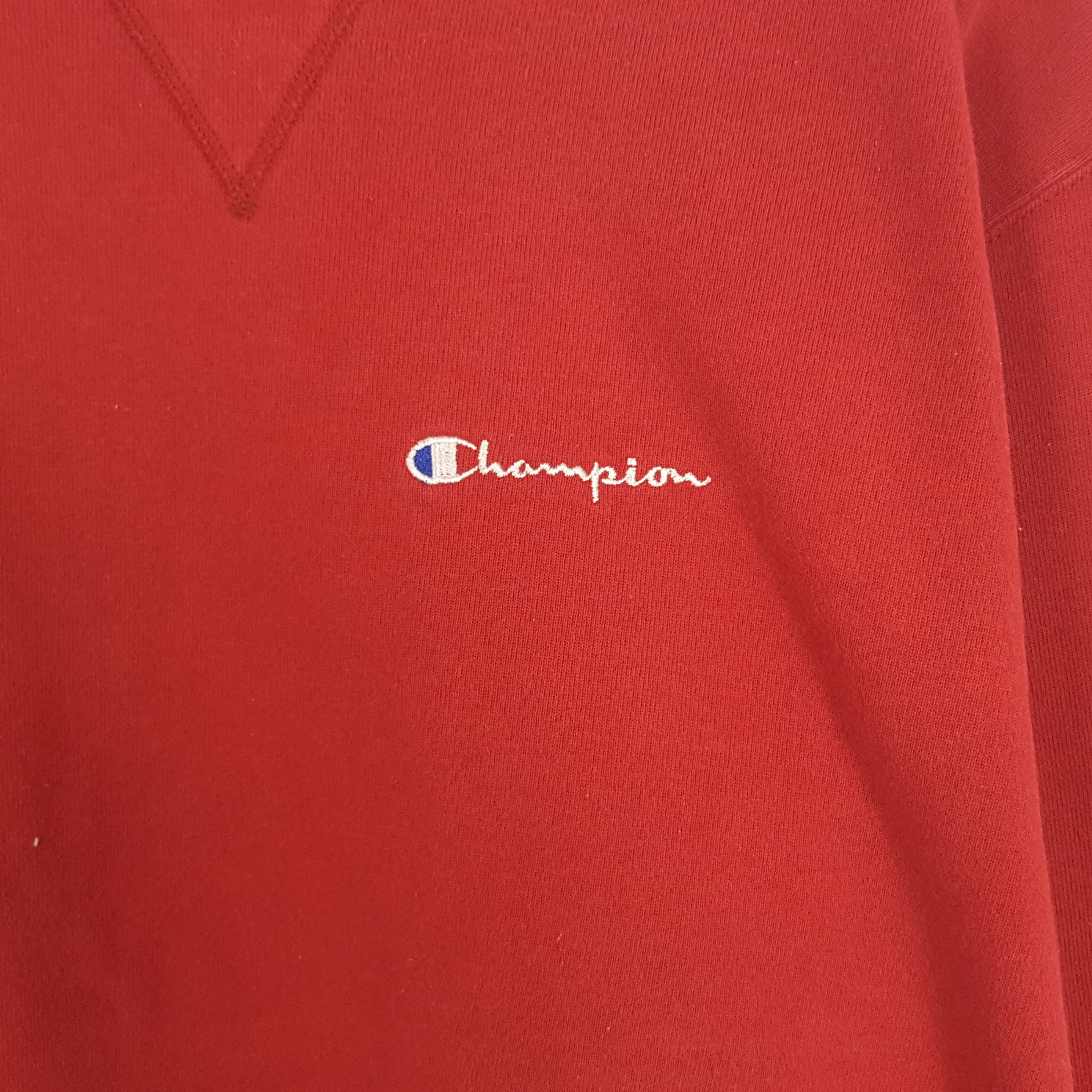 Champion × Vintage Vintage Champion Embroidery Logo Sweatshirt Size US XL / EU 56 / 4 - 2 Thumbnail