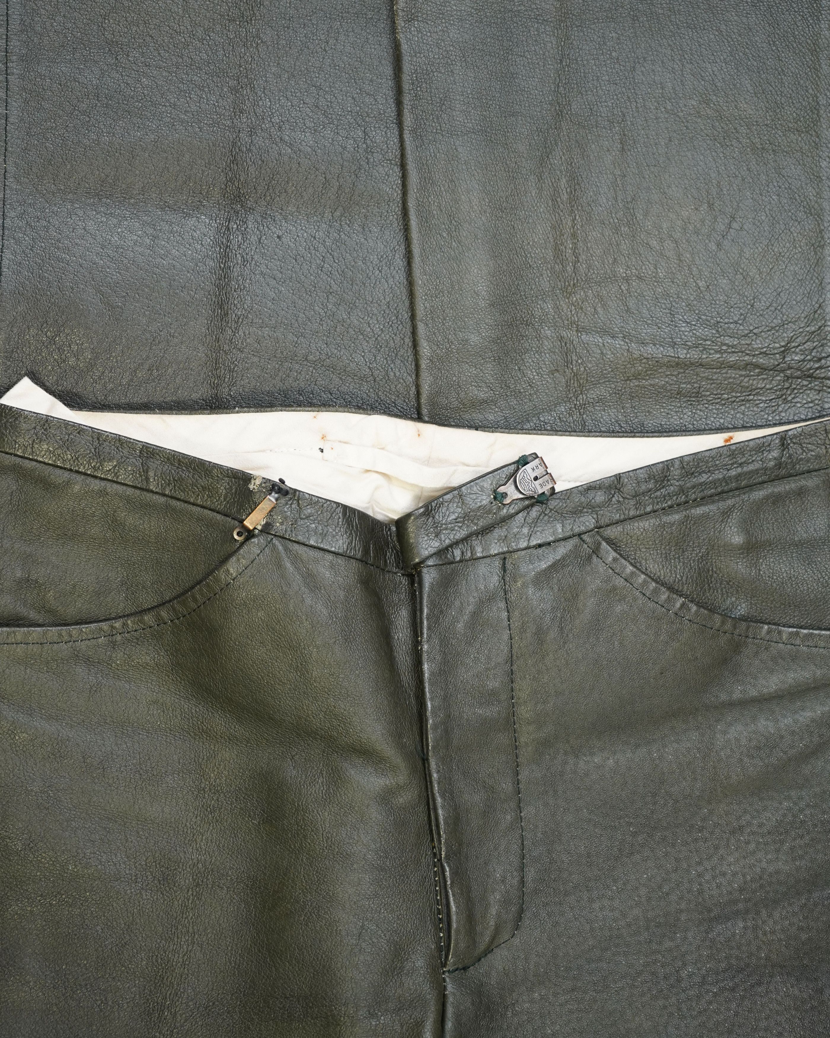 Carol Christian Poell Carol Christian Poell Leather Pants - AW99 Size US 28 / EU 44 - 3 Thumbnail