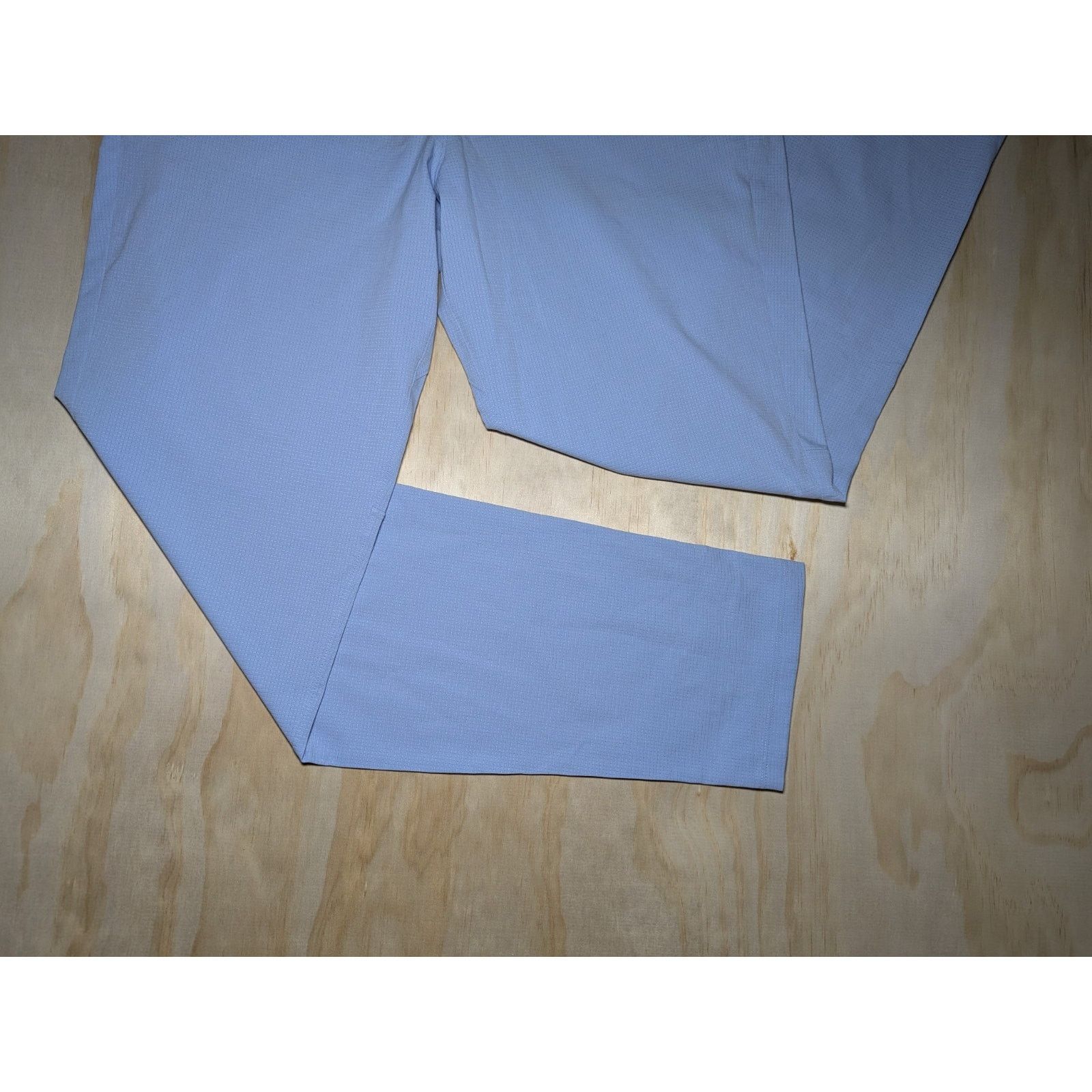 Lululemon Lululemon Men's 34 Commission Pant Blue Textured Slim Fit Size US 34 / EU 50 - 2 Thumbnail