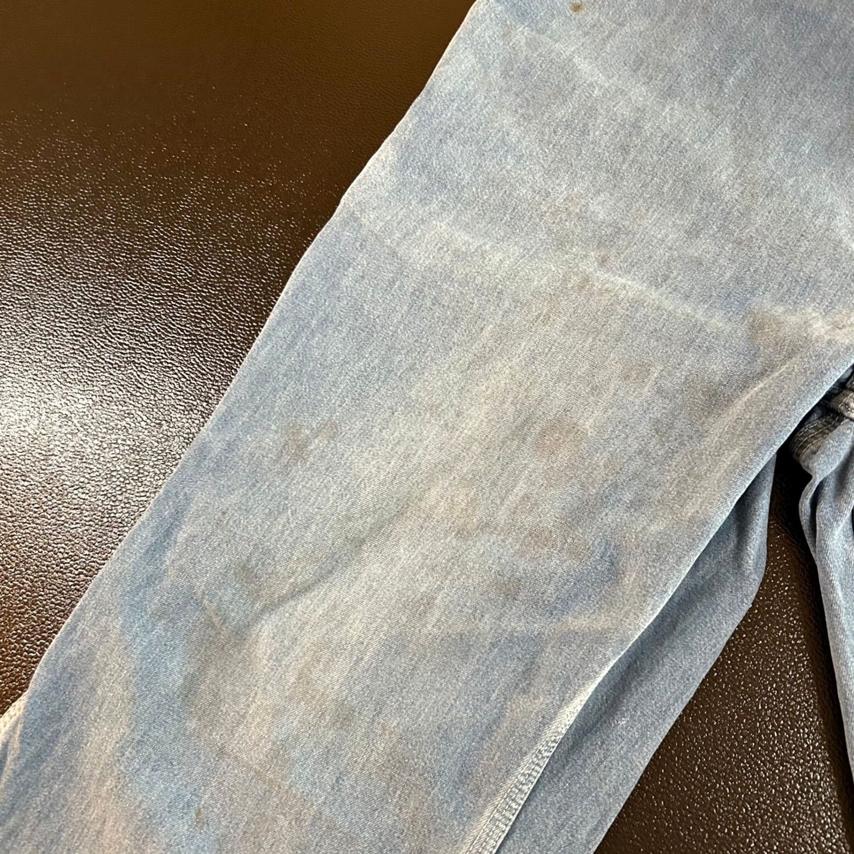 Carhartt Carhartt Carpenter Jeans Work Utility Pants Denim Blue Mens 40x30" Distressed Relaxed Denim Jeans Carpenter Workwear Pockets Hammer Loop Jeans Mens Size US 40 / EU 56 - 6 Thumbnail