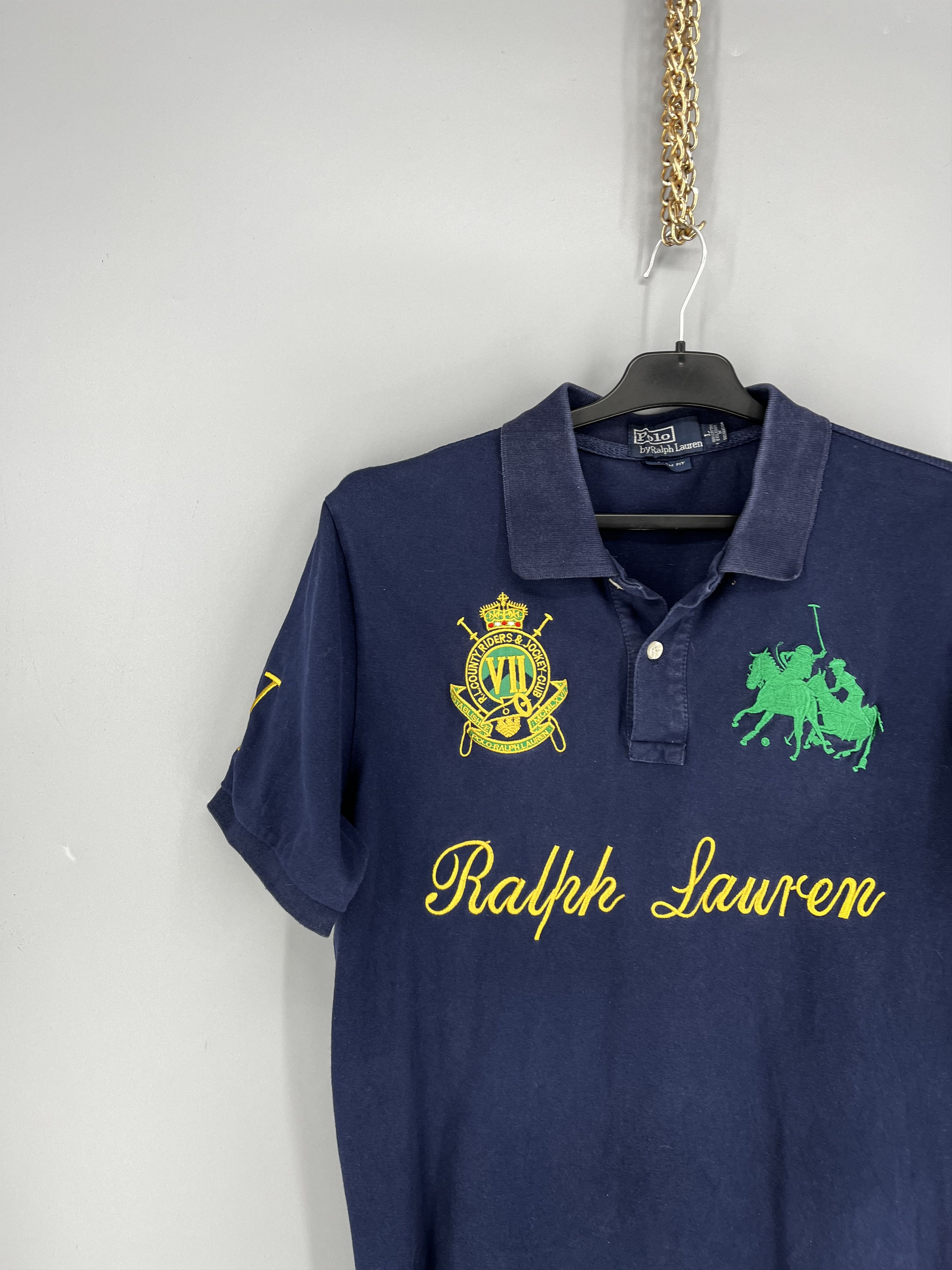 Polo Ralph Lauren Vintage Polo By Ralph Lauren Chief Keef Custom Fit Polo Size US L / EU 52-54 / 3 - 4 Thumbnail
