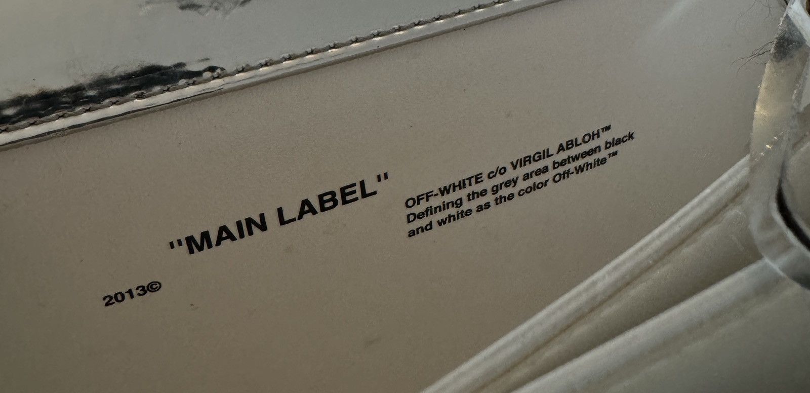 Off-White Off-White Silver Metallic Leather Bag c/o Virgil Abloh Size ONE SIZE - 7 Thumbnail