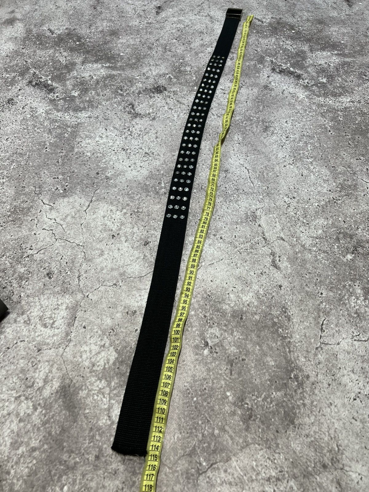 Japanese Brand 00ʼS NUMBER NINE STYLE JAPAN RHINESTONEY2K PUNK STUDDED BELT Size ONE SIZE - 6 Thumbnail