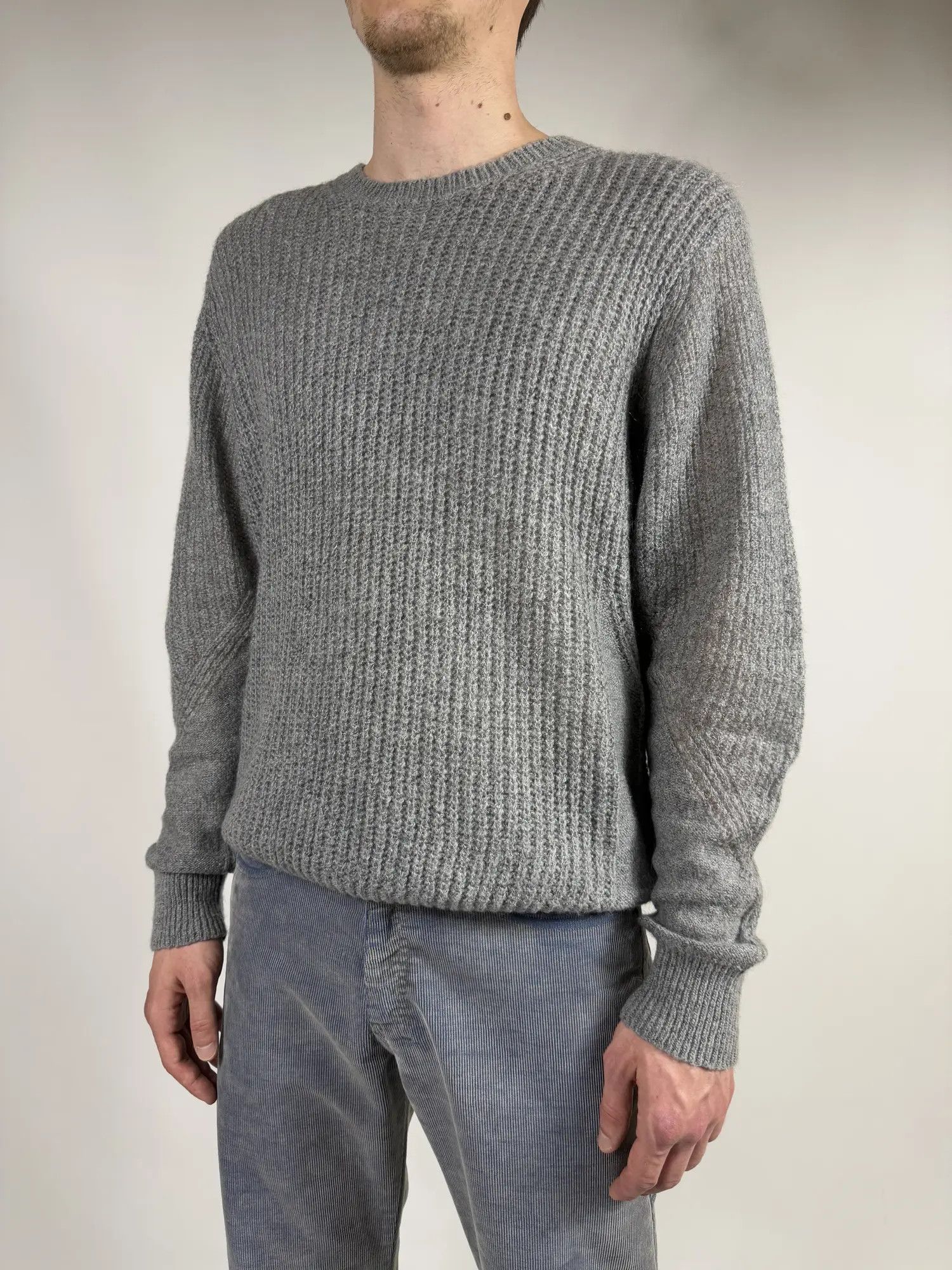 Allsaints Allsaints Montall Crew Mesh Mohair Sweater Size US L / EU 52-54 / 3 - 6 Thumbnail