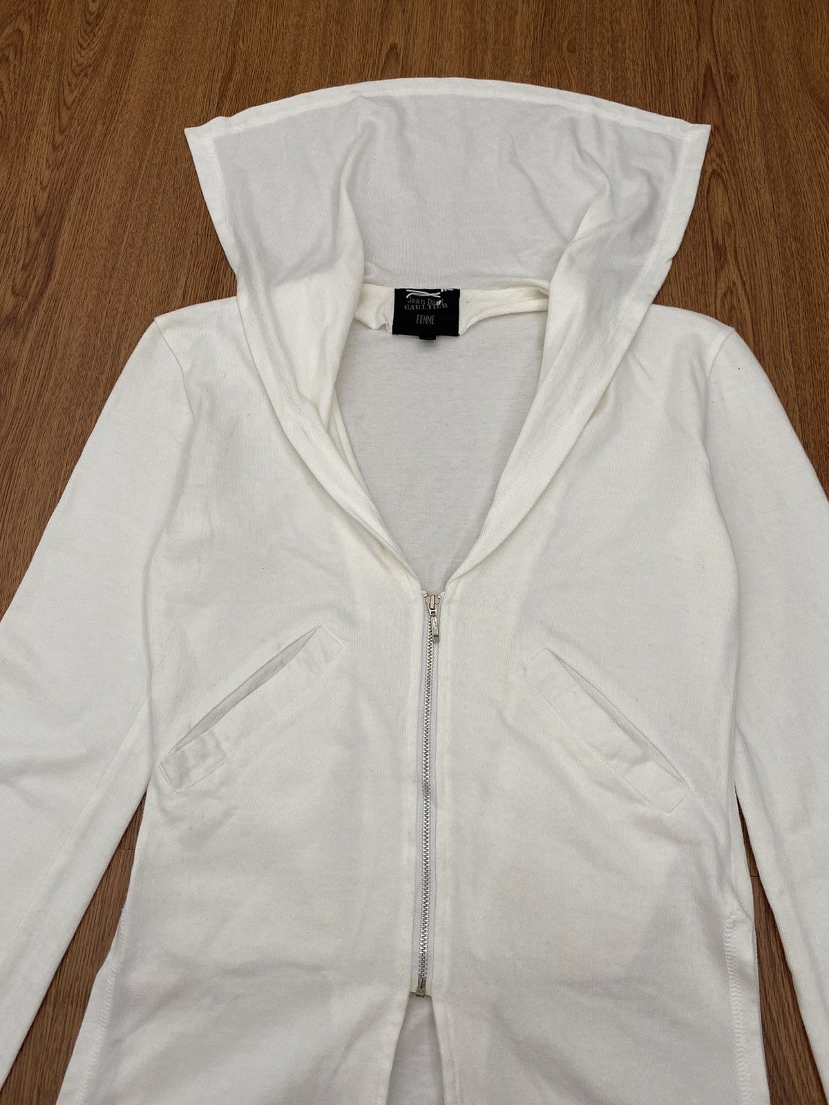 Jean Paul Gaultier Jean paul gaultier femme white zipper Size S / US 4 / IT 40 - 4 Thumbnail