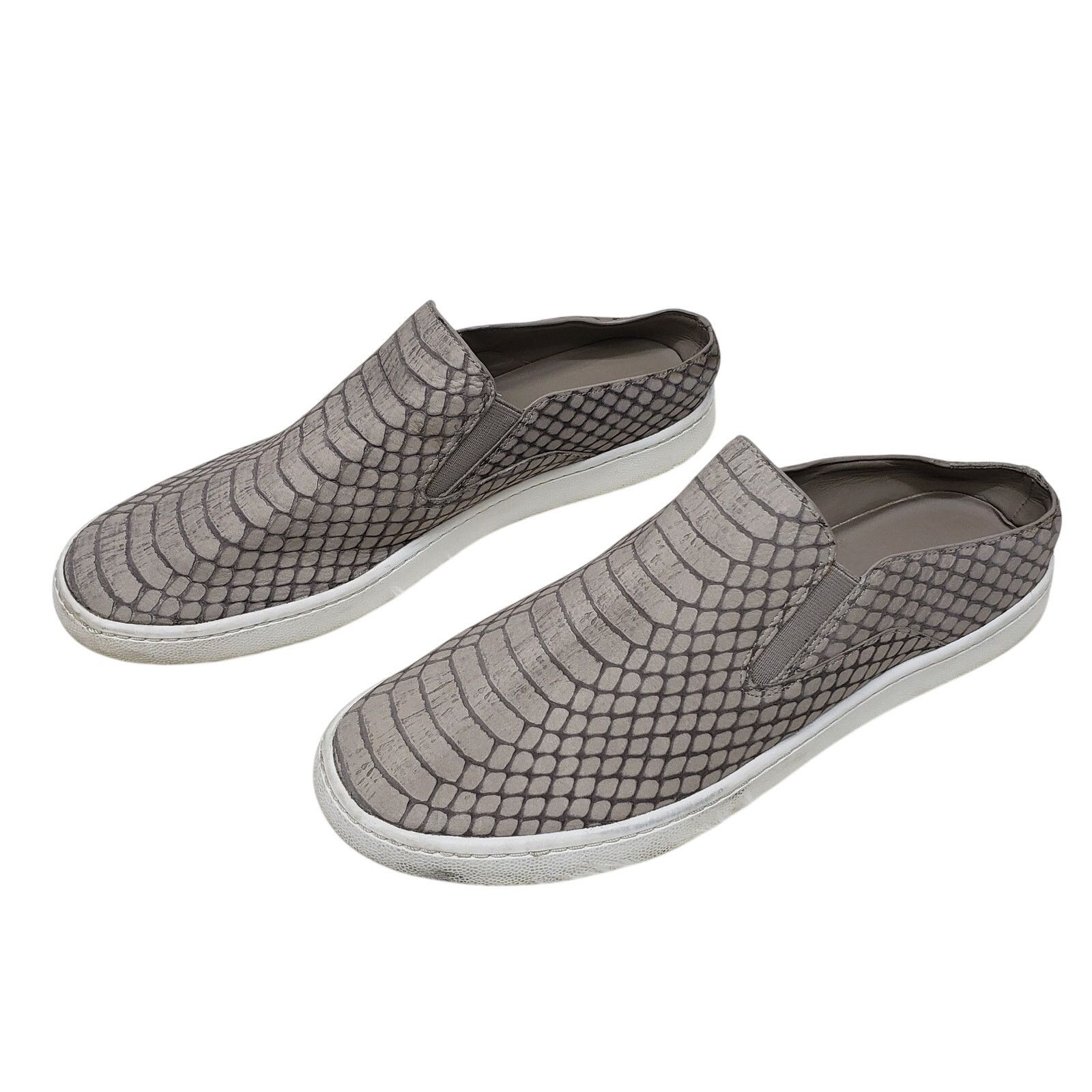 Vince VINCE Blair Snakeskin Embossed Leather Skate Sneakers 7.5 M Size US 7.5 / IT 37.5 - 2 Thumbnail