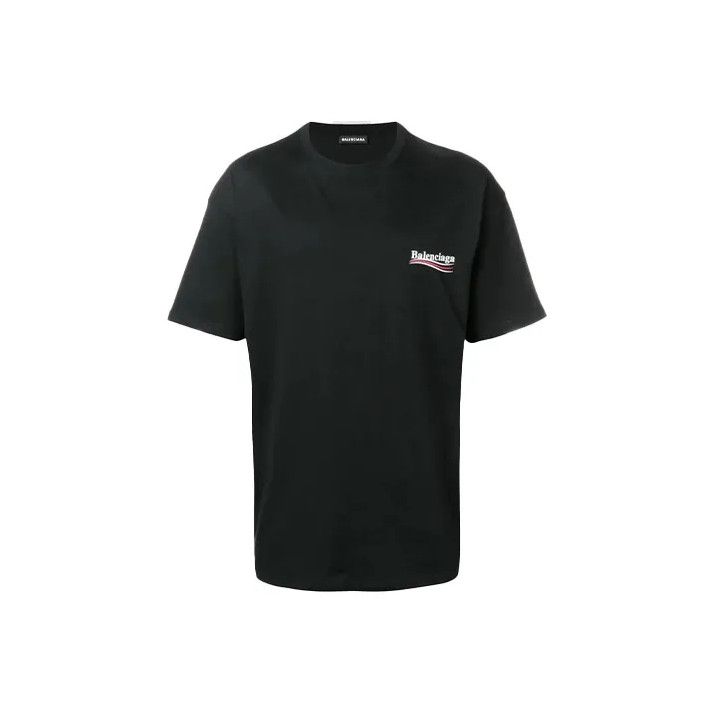 Balenciaga Black Short Sleeve T-Shirt for Men