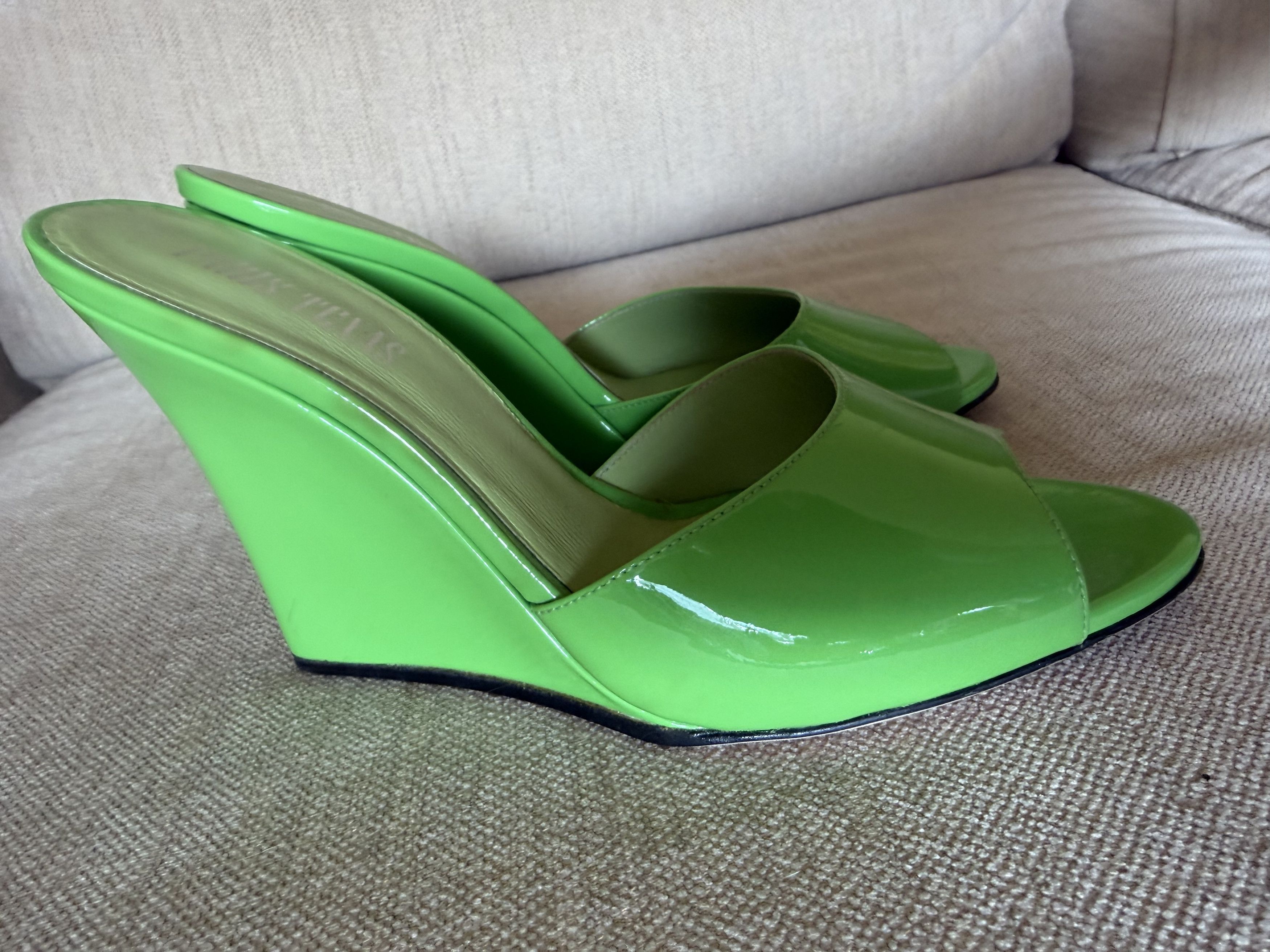 Paris Texas Green Paris Texas wedge sandals Size US 6 / IT 36 - 1 Thumbnail