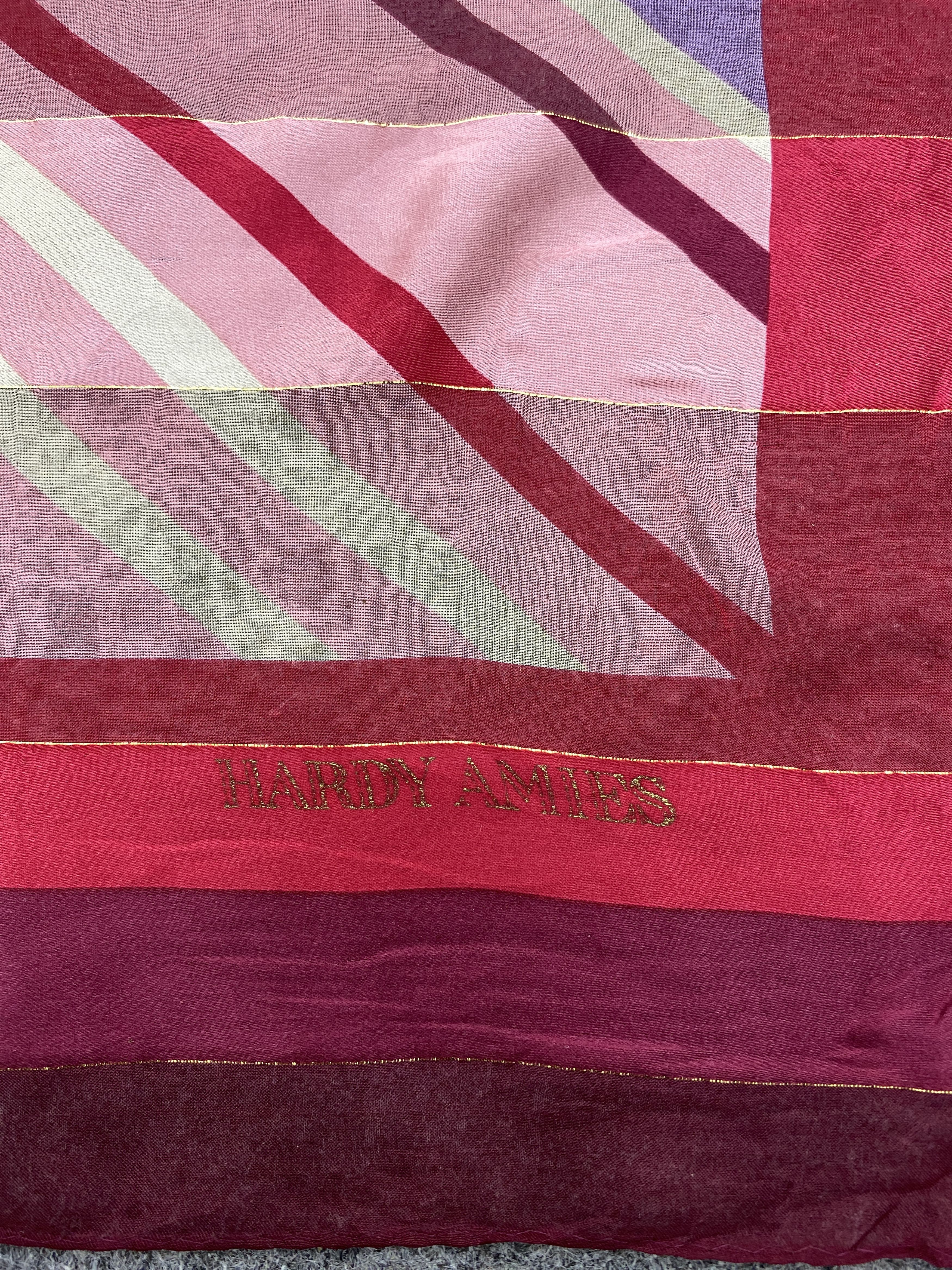 Hardy Amies Hardy Amies Silk Scarf / Silk Shawl SN0251 Size ONE SIZE - 4 Thumbnail