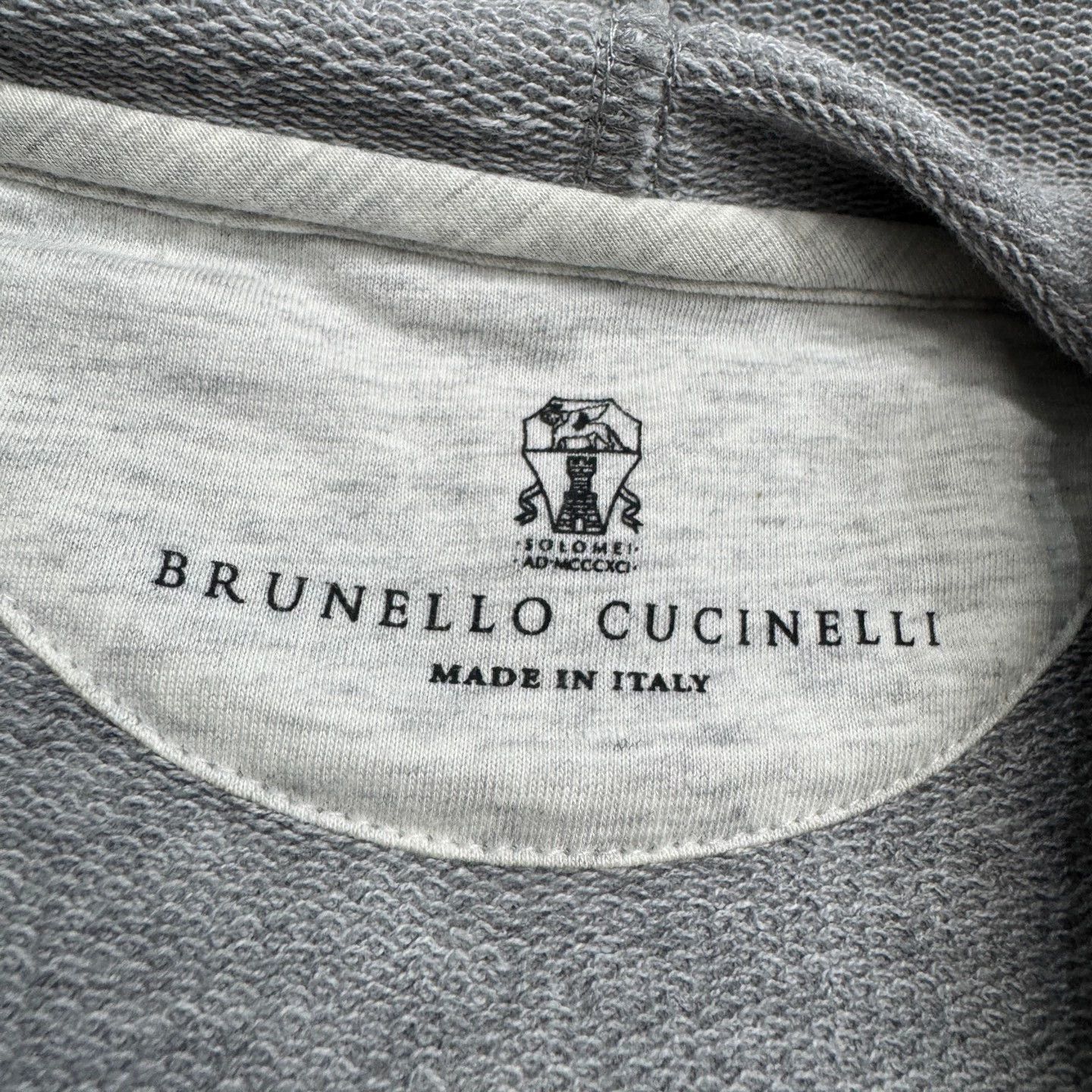 Brunello Cucinelli BRUNELLO CUCINELLI Embroidered Logo Hoodie Size US XXL / EU 58 / 5 - 3 Thumbnail