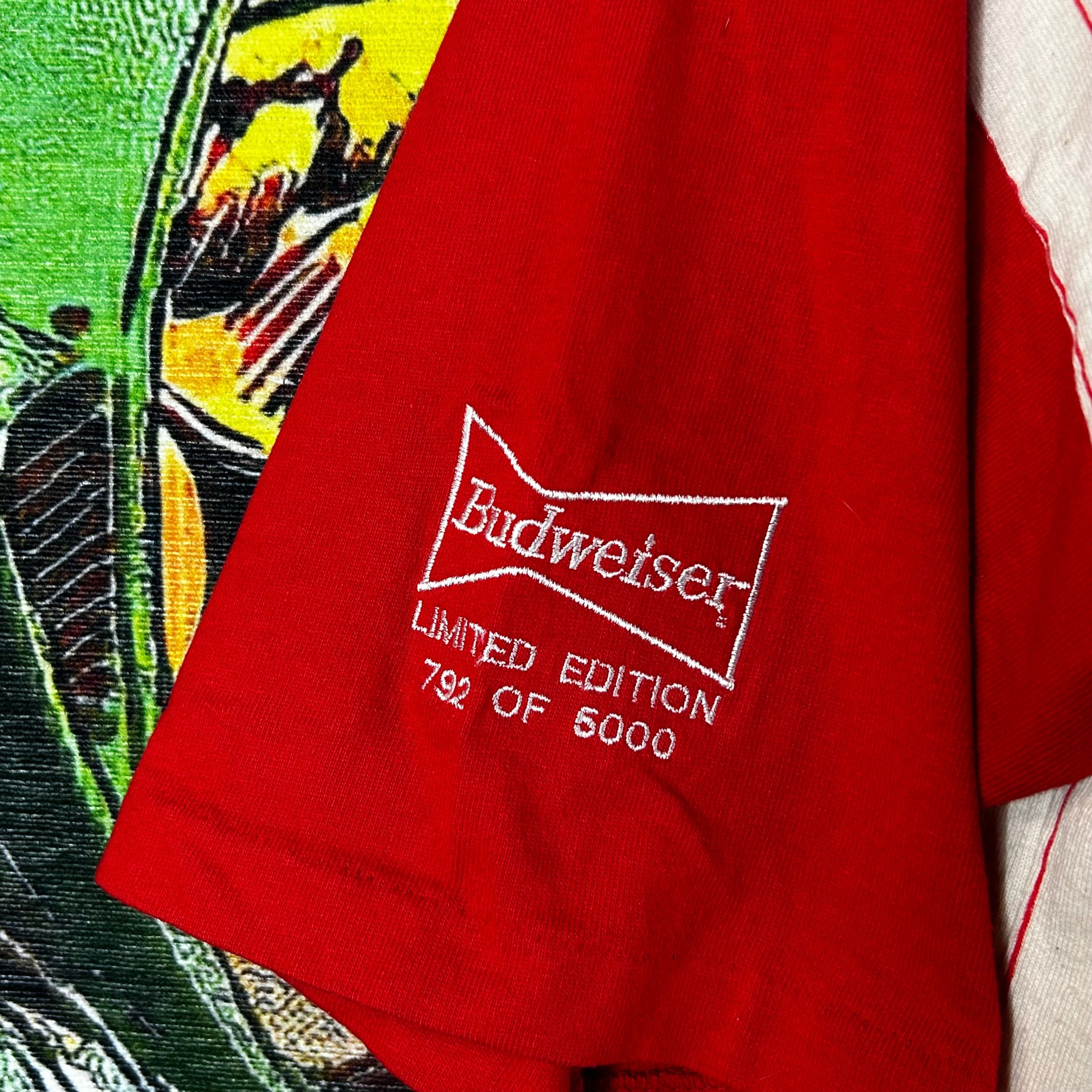 Budweiser × Vintage Vintage 90s Budweiser Limited Edition 792/5000 Jersey Size US XL / EU 56 / 4 - 5 Thumbnail