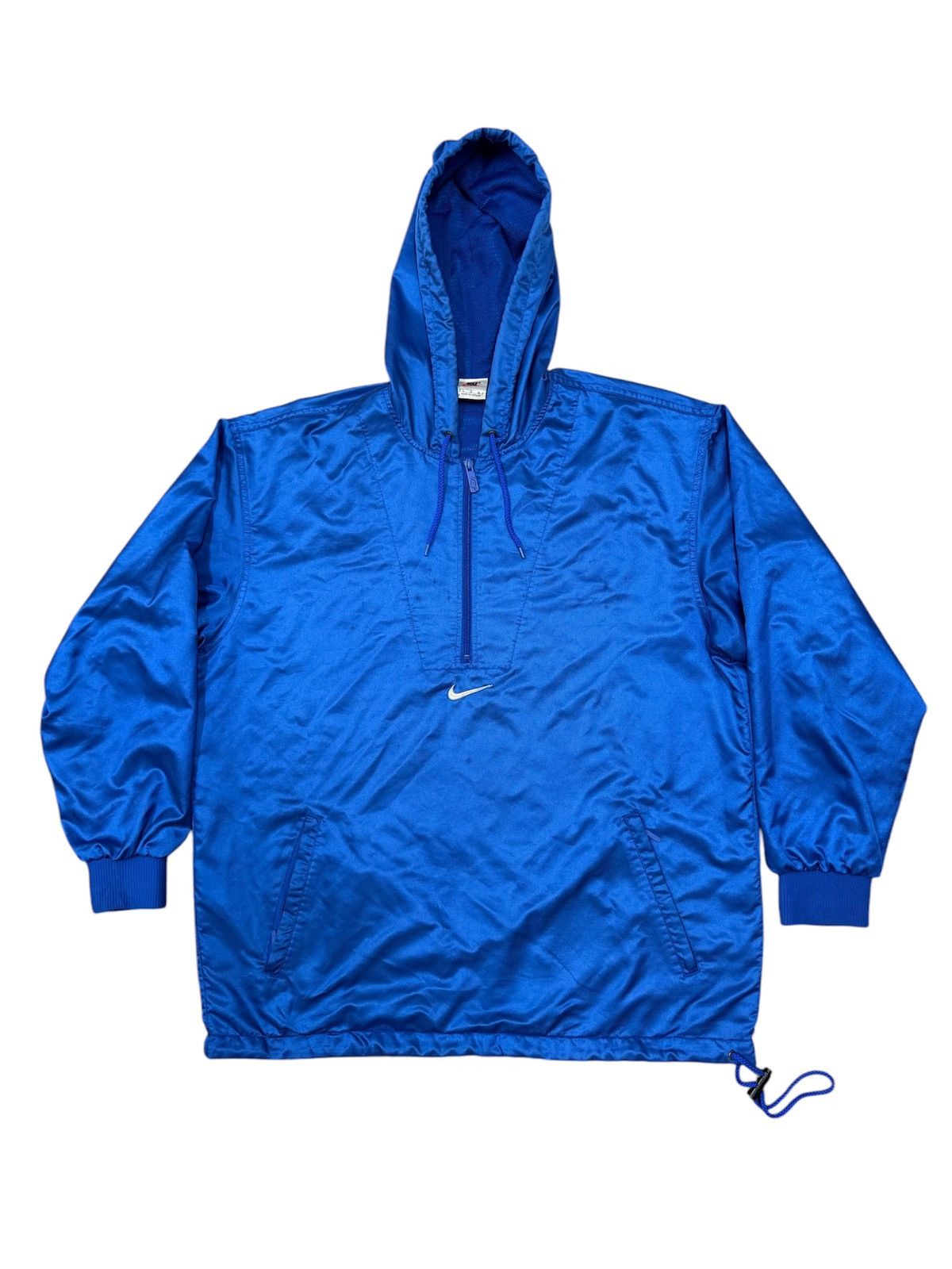 Nike Vintage 90s Nike Center Swoosh Halfzipper Pullover Jacket Size US L / EU 52-54 / 3 - 1 Thumbnail