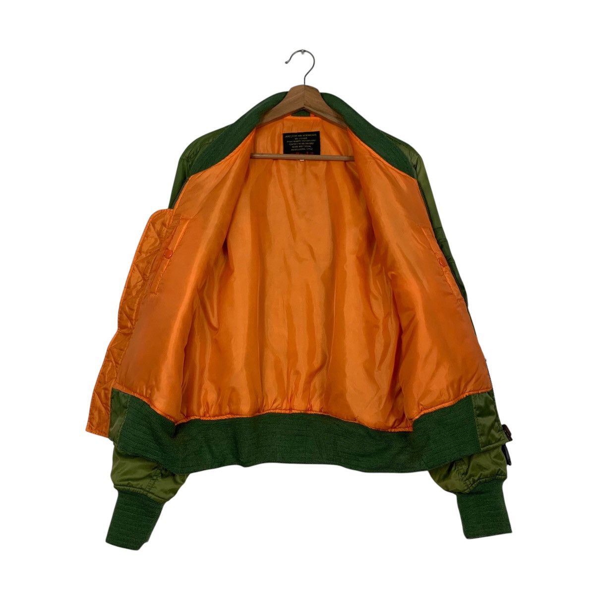 Vintage BE-J Work and Casual Trashed Bomber Jacket #2480-C111 Size US M / EU 48-50 / 2 - 13 Thumbnail