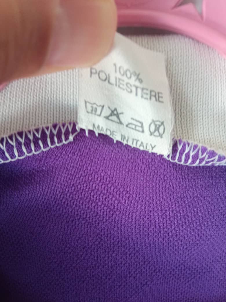 Vintage Rare Cenisia Calcio 90s ABM Match worn PEPSI Jersey Purple Size US L / EU 52-54 / 3 - 8 Thumbnail