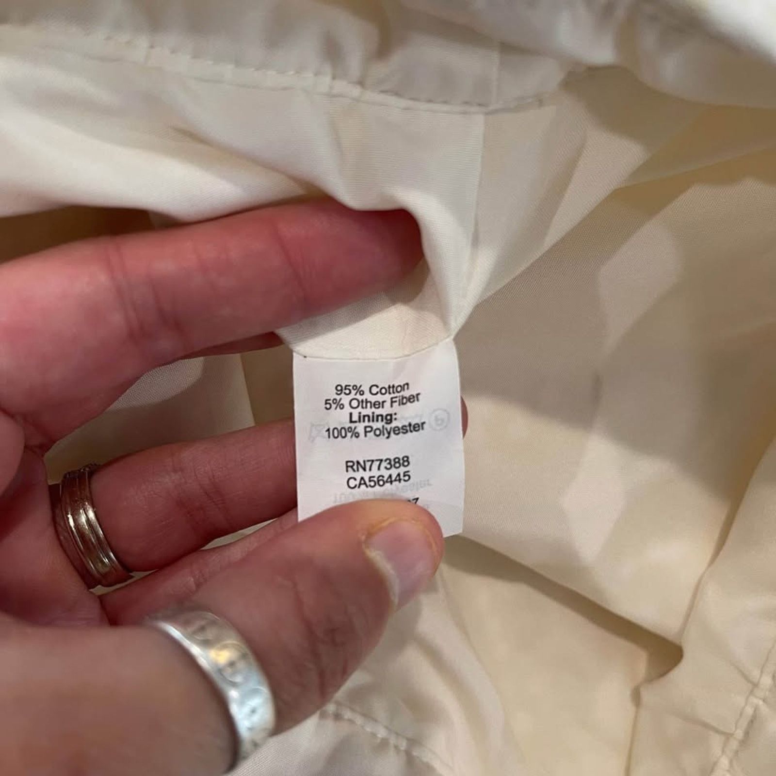 J.Crew J. Crew Ivory Beige Pencil Skirt Geometric Textured Women 10 Size 32" / US 10 / IT 46 - 6 Thumbnail