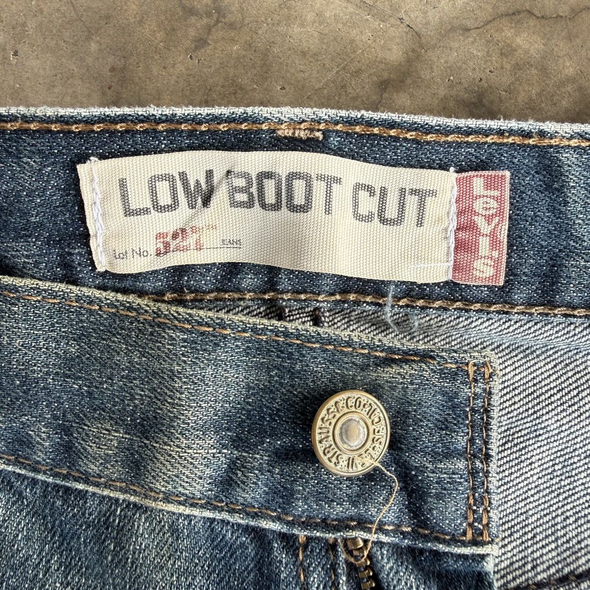 Levi's Vintage Clothing W34x28 Vintage Levi's 527 Low Bootcut Faded Denim Jean Size US 34 / EU 50 - 8 Thumbnail
