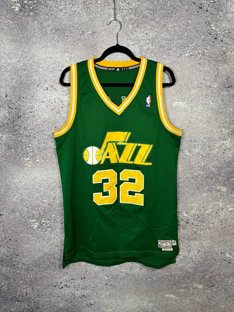 Adidas × NBA CARL MALONE Utah Jazz 2013 NBA Adidas Jersey Size US M / EU 48-50 / 2 - 1 Thumbnail