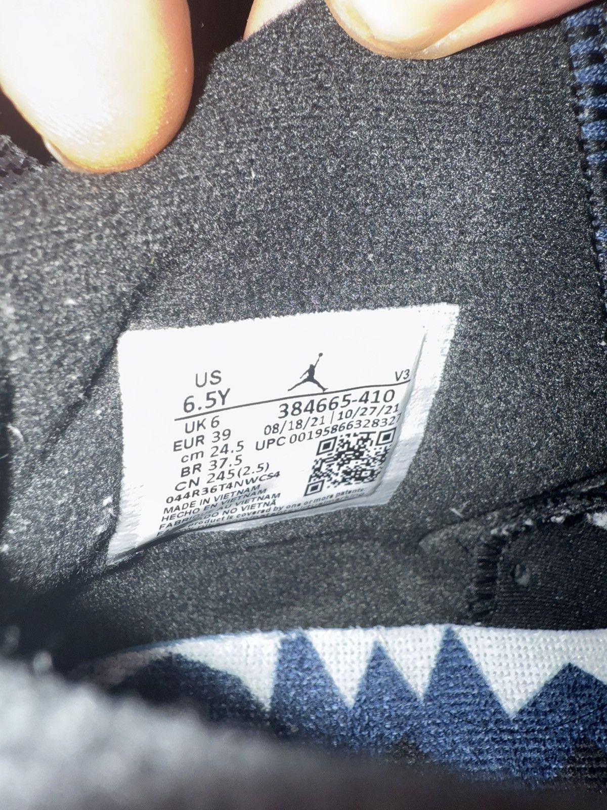 Jordan Brand Jordan 6 Retro “UNC” (6.5) Size US 6.5 / EU 39-40 - 7 Thumbnail