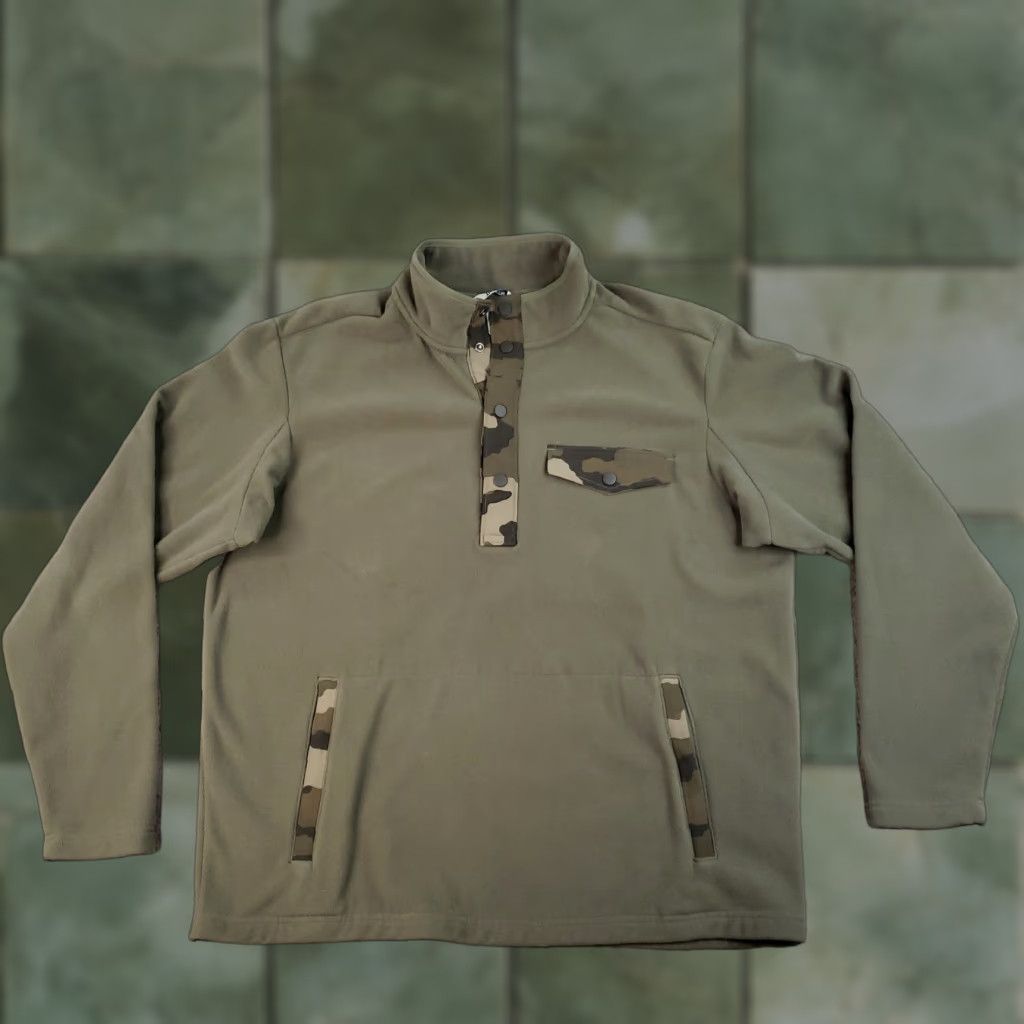 Vintage Duluth Pullover Mens Large Green Fleece Relaxed Camouflage Pocket Outdoor Hunting Shirt (Men) Size US L / EU 52-54 / 3 - 1 Thumbnail
