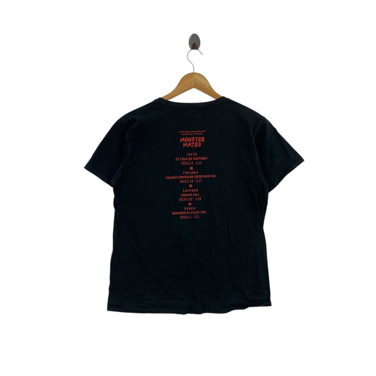Band Tees MONSTER MATES Shigeyuki Totsugi Team Nacs Tee Shirt Top Size US S / EU 44-46 / 1 - 6 Thumbnail