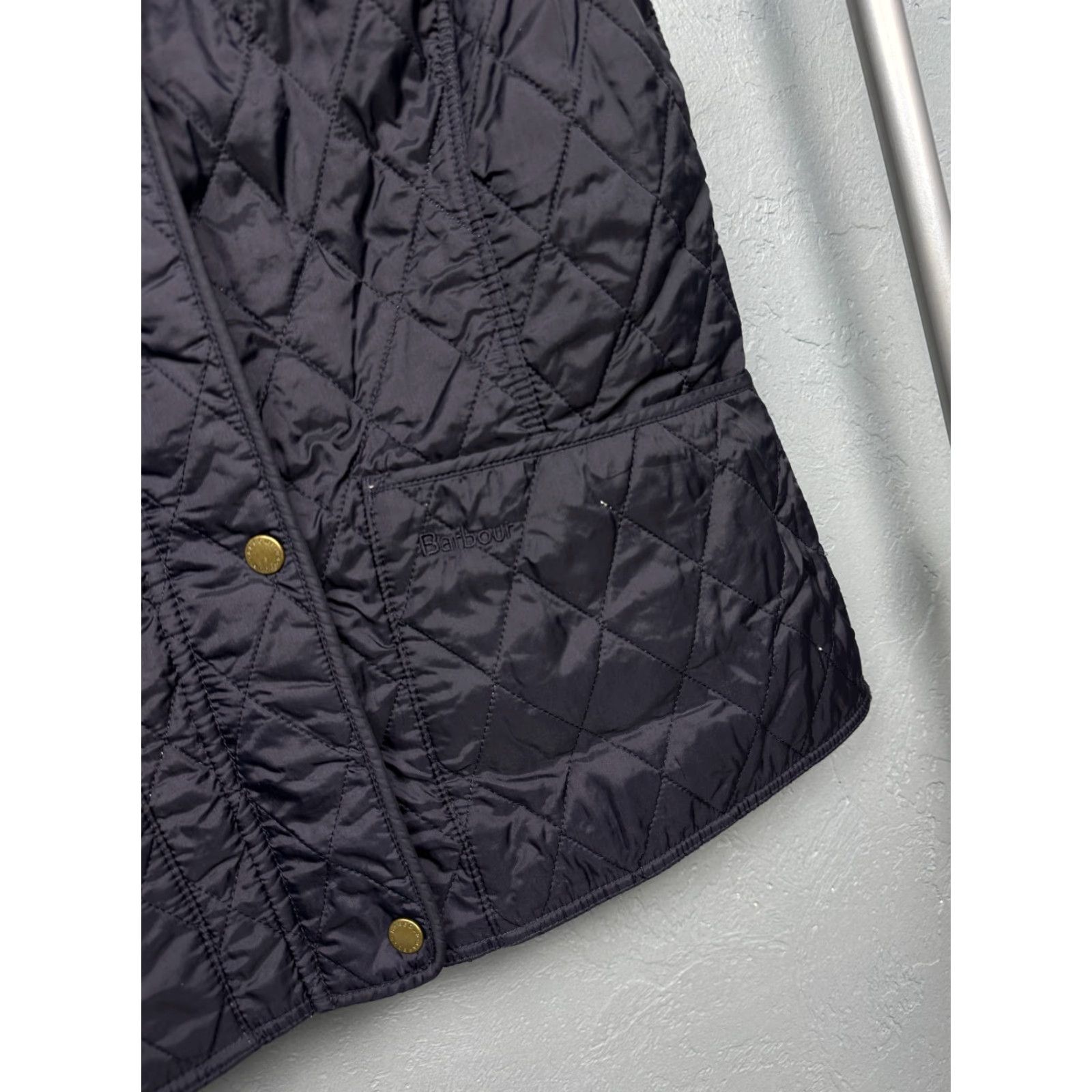 Barbour Barbour Vest Gilet Quilted Barbour Liddesdale Womens Summer UK 14 (L) Blue Quilted Vest Womens Mens Girls Size L / US 10 / IT 46 - 3 Thumbnail