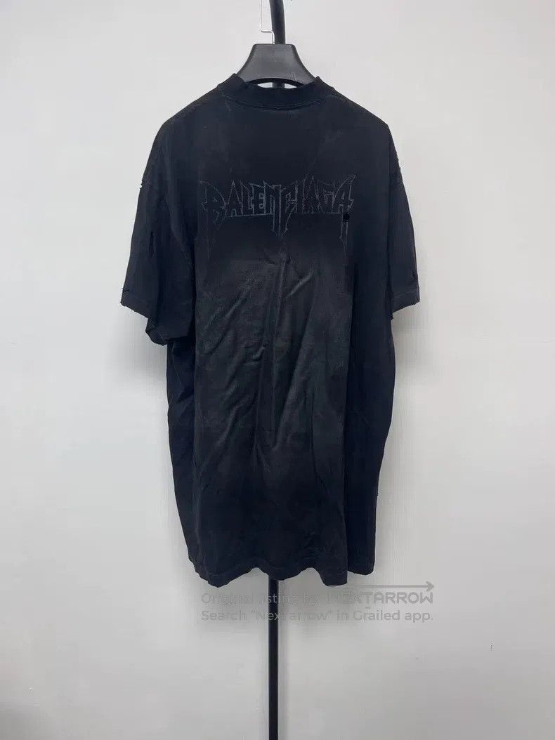 Balenciaga Balenciaga Logo Print Vintage Crew Neck Short Sleeve T-Shi Size US S / EU 44-46 / 1 - 2 Thumbnail