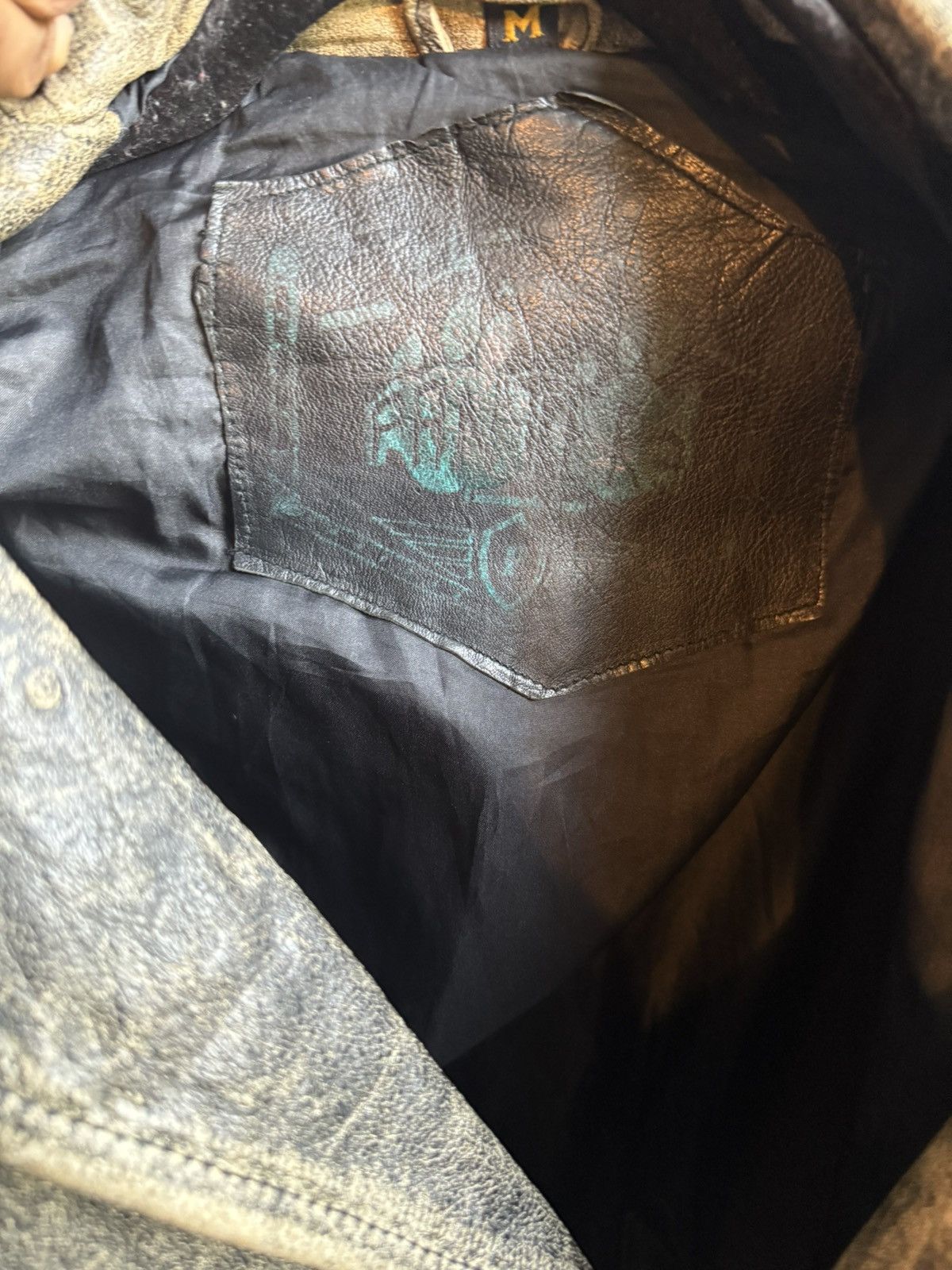 Other 90s Vintage Leather Jacket Size US M / EU 48-50 / 2 - 4 Thumbnail