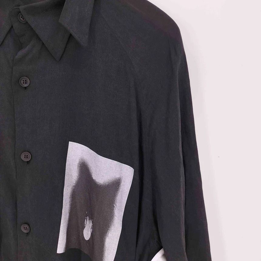 Yohji Yamamoto yohji yamamoto POUR HOMME 24SS CELLULOSE LONG SHIRT Size US M / EU 48-50 / 2 - 4 Thumbnail