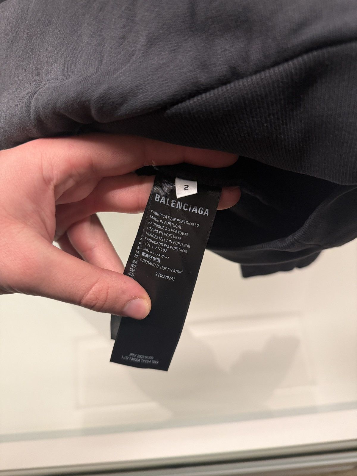 Balenciaga Balenciaga diy Metal black oversized hoodie Size US M / EU 48-50 / 2 - 9 Thumbnail