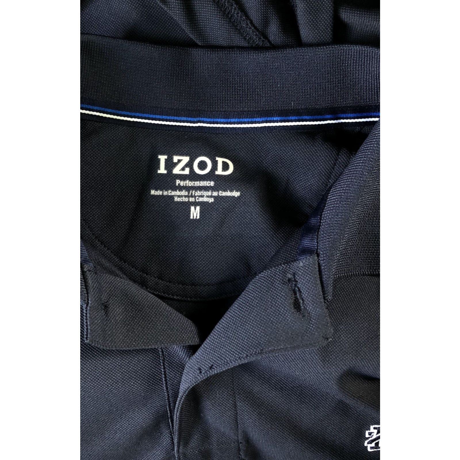 Izod Izod Performance Polo Shirt M Blue 2 Button Long Sleeve Contrast Trim Shirt Men Polo Size US M / EU 48-50 / 2 - 3 Thumbnail