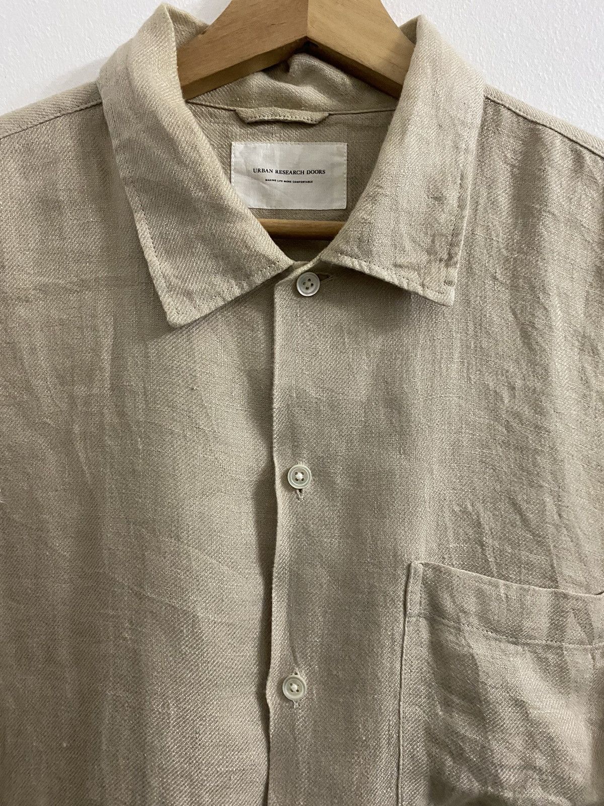 URBAN RESEARCH DOORS × Vintage 🔥FINAL DROP🔥 Urban Research Door Linen Shirt Size US M / EU 48-50 / 2 - 2 Thumbnail