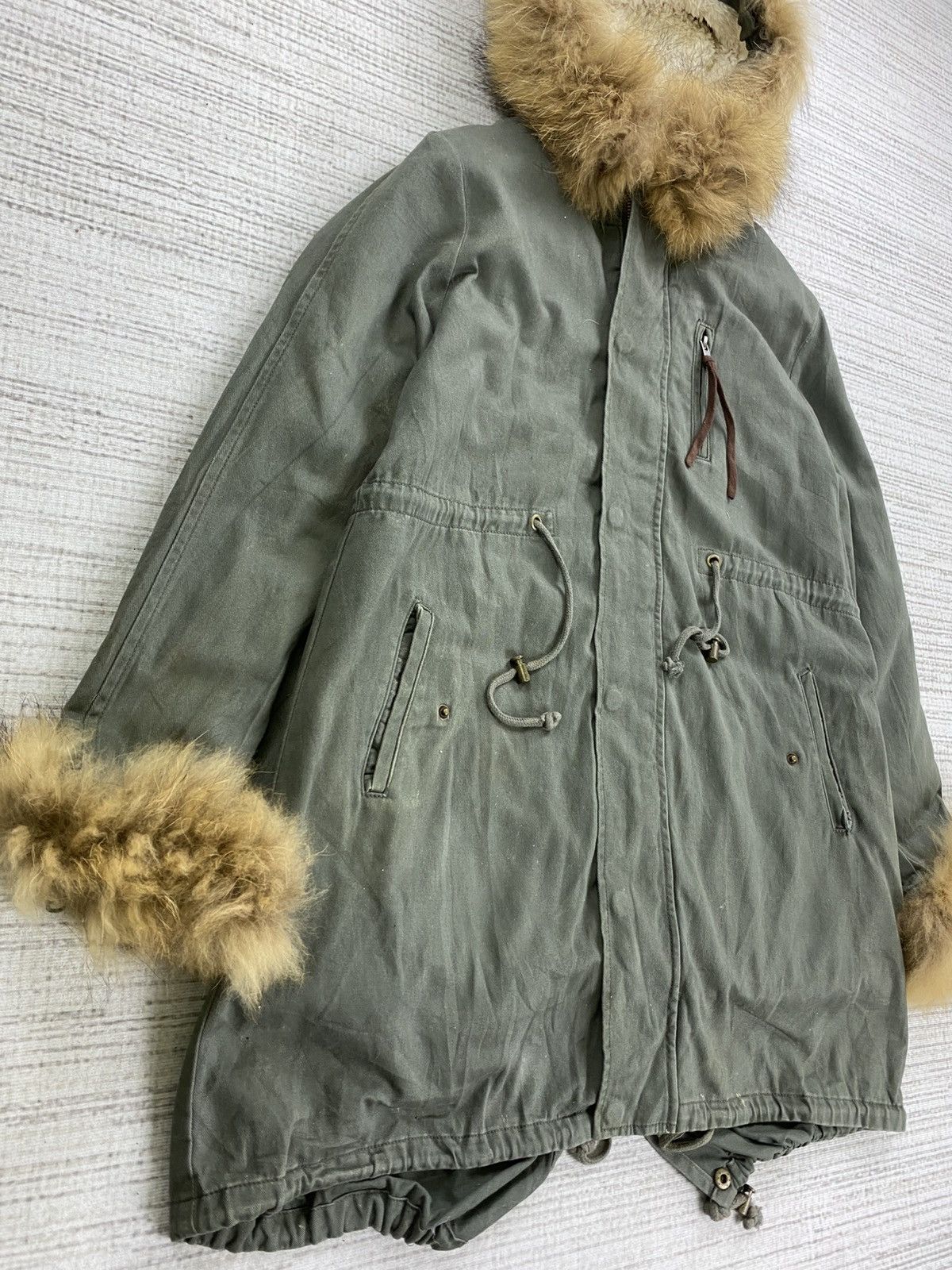 If Six Was Nine Vintag Ruirue Faux Fur Hoodie Parka Jacket Size US M / EU 48-50 / 2 - 3 Thumbnail