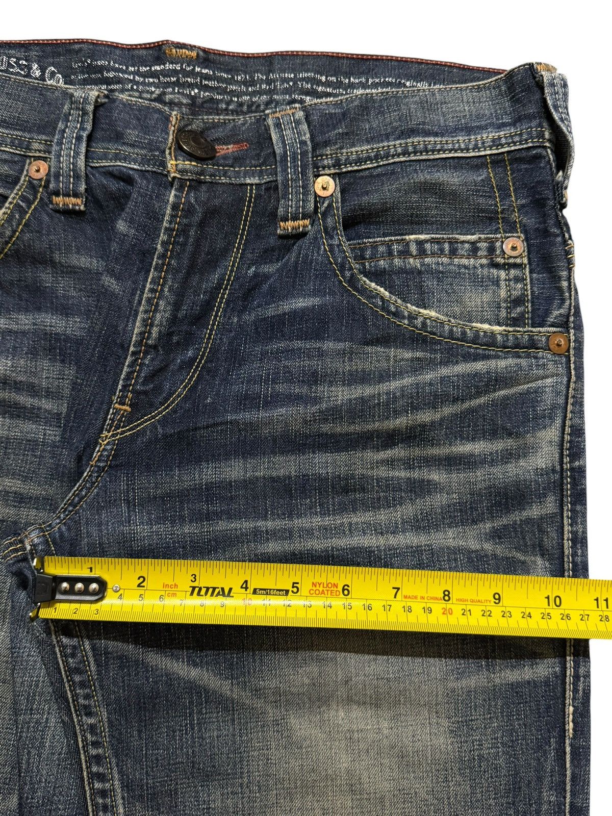 Levi's Vintage 90s Levis 502 Faded Whiskers Wash Distress Relaxed Size US 33 - 12 Thumbnail