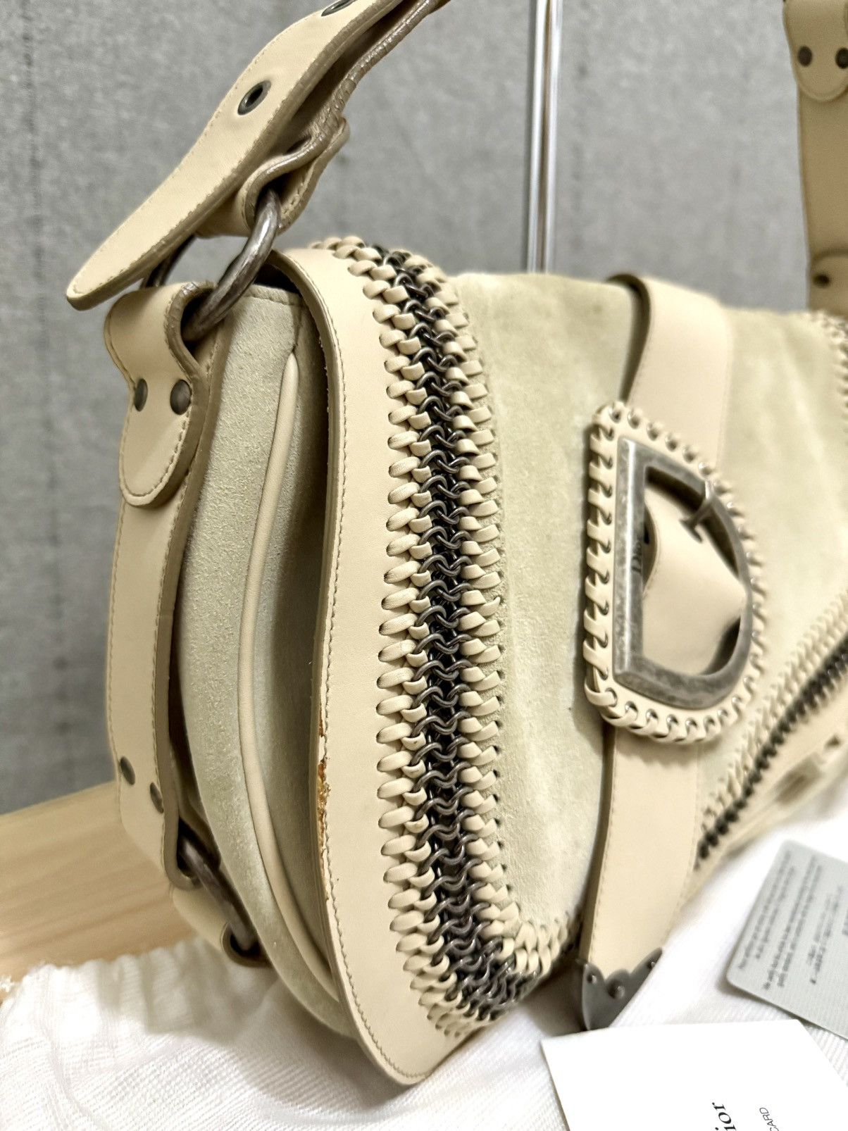 Dior 2005 Christian Dior Gaucho Saddle Bag John Galliano era Size ONE SIZE - 7 Thumbnail
