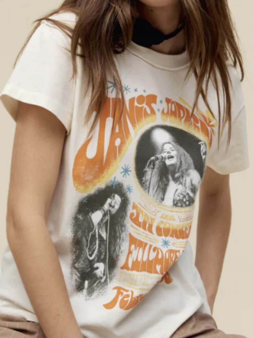 Daydreamer Daydreamer Concert Reverse Tour Janis Joplin NWT Size S / US 4 / IT 40 - 1 Thumbnail