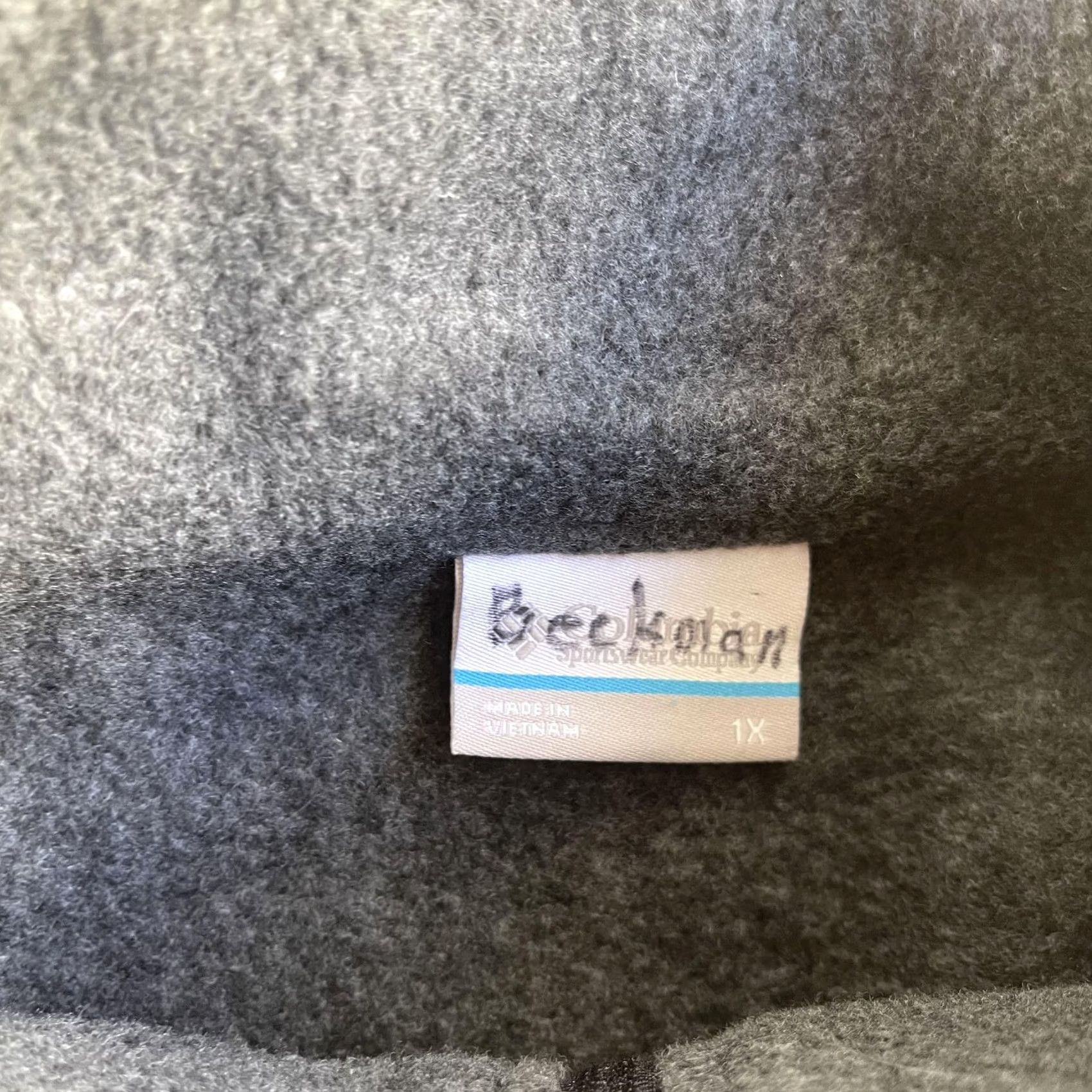 Vintage Columbia Fleece Jacket Womens 1X Gray Full Zip Collared Casual Outdoor Winter Fall Spring Zip Mens Womens Girls Boys Size XL / US 12-14 / IT 48-50 - 3 Thumbnail