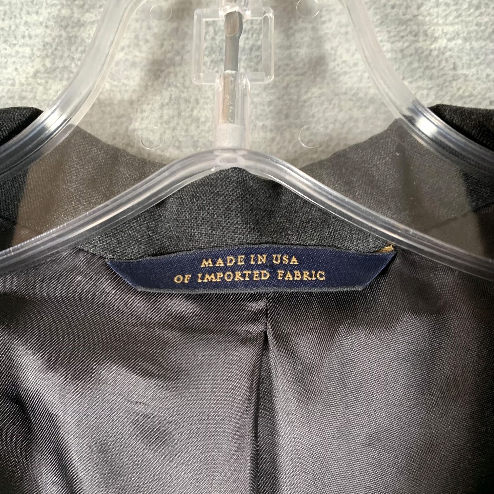 Brooks Brothers Brooks Brothers Suit Jacket Mens 40 Regular Gray Wool 2 Button Blazer Made USA Shirt? Size 40R - 5 Thumbnail