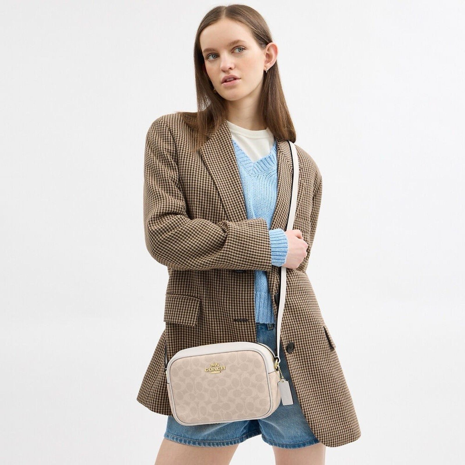 Coach NWT Coach Jamie Camera Bag CZ186 SAND/CHALK Size ONE SIZE - 9 Thumbnail