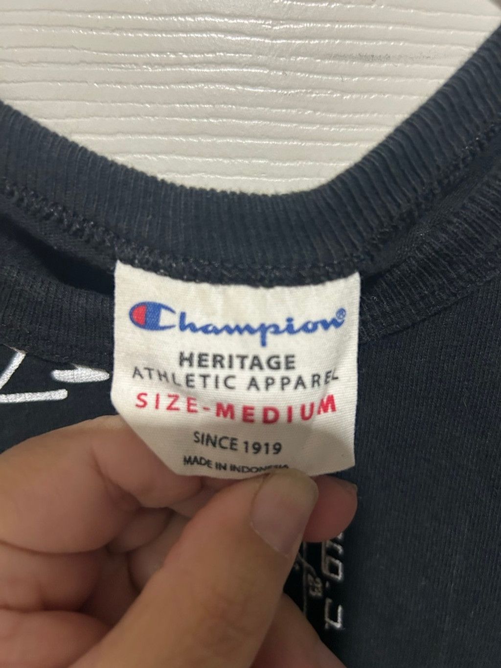 Champion Men's Champion Black & White Graphic Short Sleeve Tee M Size US M / EU 48-50 / 2 - 5 Thumbnail