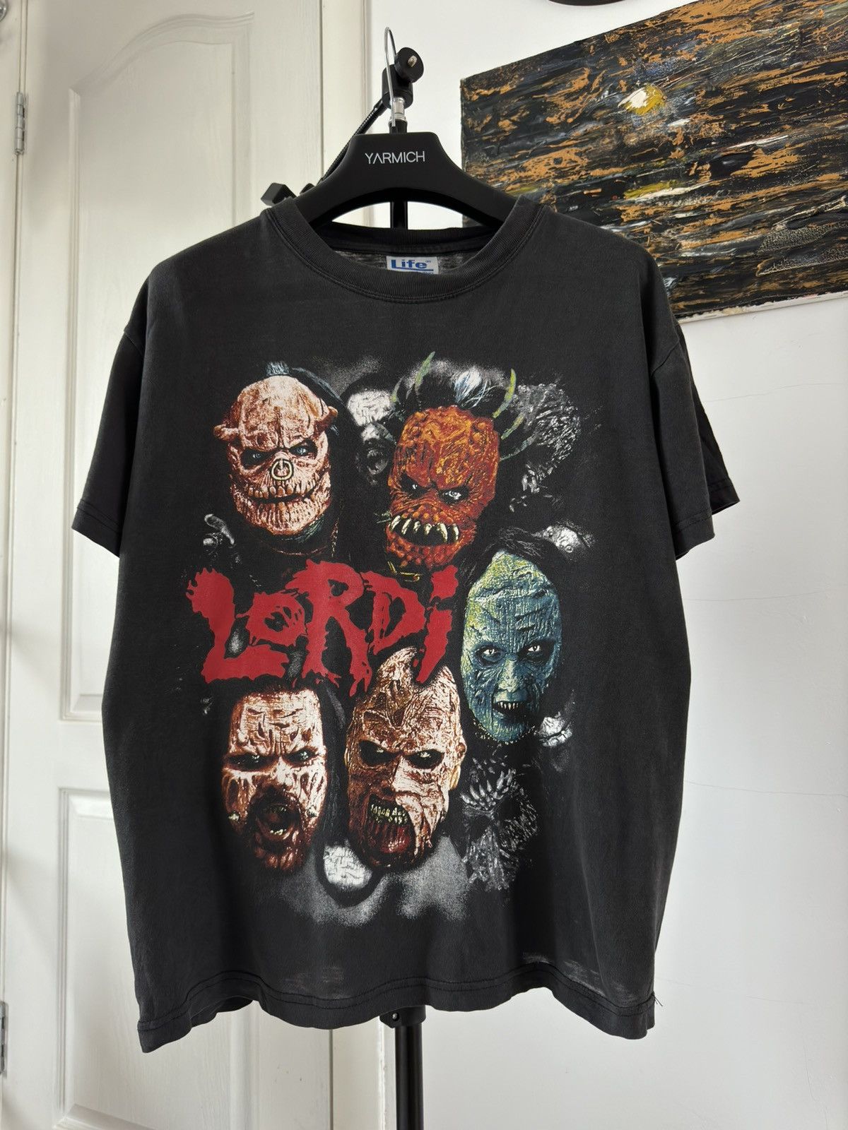 Band Tees Vintage 2000 LORDI Hard Rock Metal Tee Graphic Shirt Size US M / EU 48-50 / 2 - 1 Thumbnail