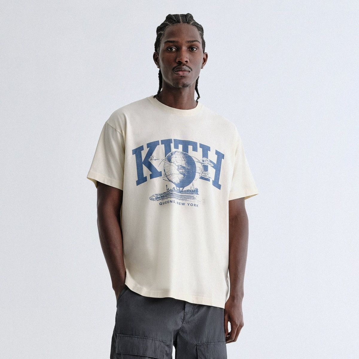 Kith Kith & Kin Queens Unisphere Vintage Tee - Sandrift Size XL Size US XL / EU 56 / 4 - 2 Thumbnail