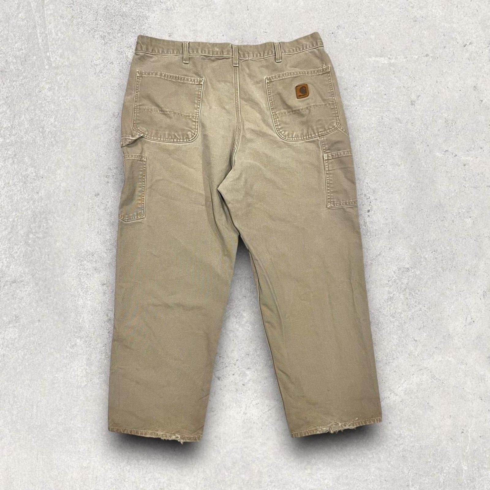 Carhartt Carhartt Vintage (90’s) Tan Carpenter Workwear Pants Size US 36 / EU 52 - 1 Thumbnail