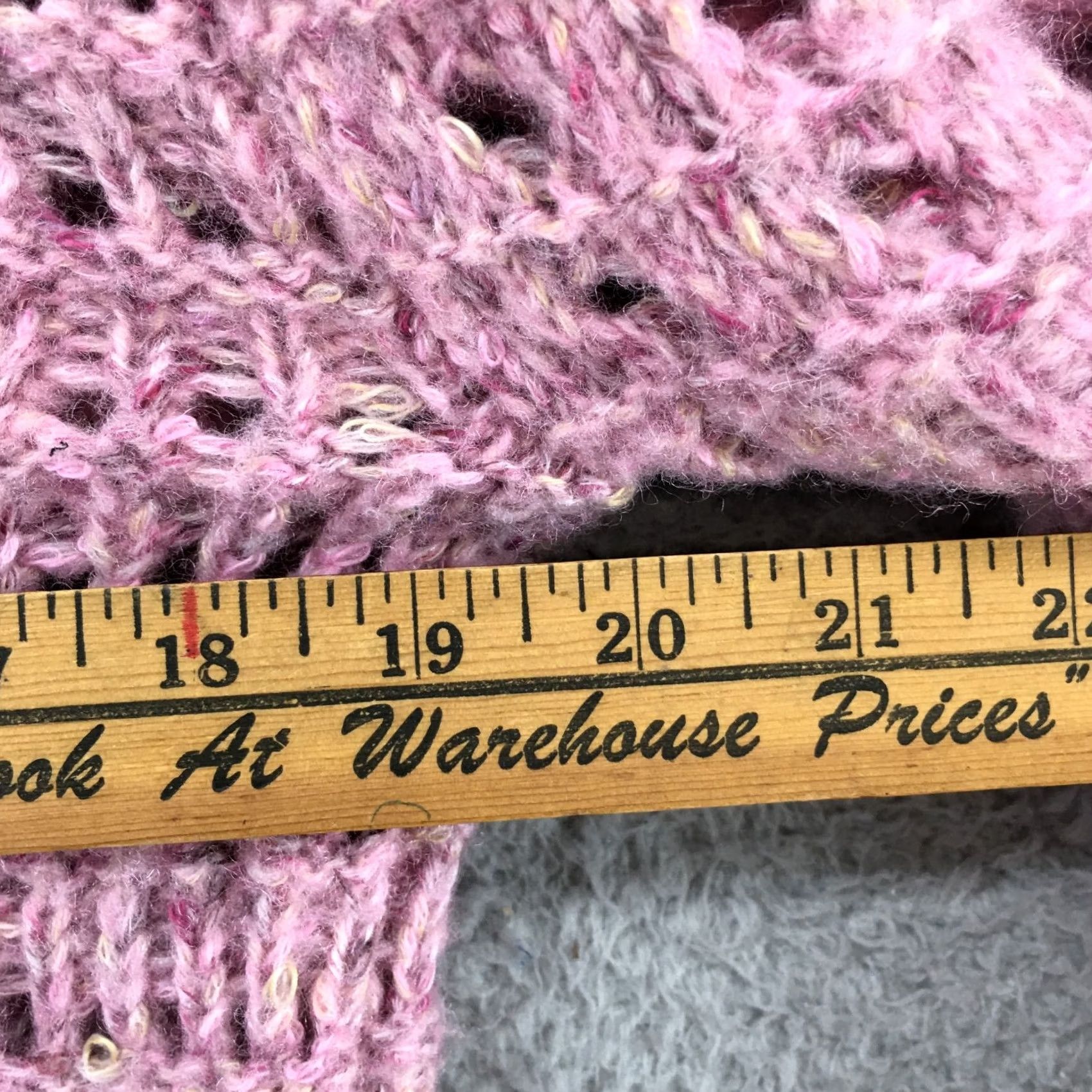 Vintage Universal Thread Cropped Sweater Womens XS Pink Knitted Pullover Long Sleeve Shirt Pullover Casual Knit Autumn Fall Womens XS Pink Size XS / US 0-2 / IT 36-38 - 5 Thumbnail