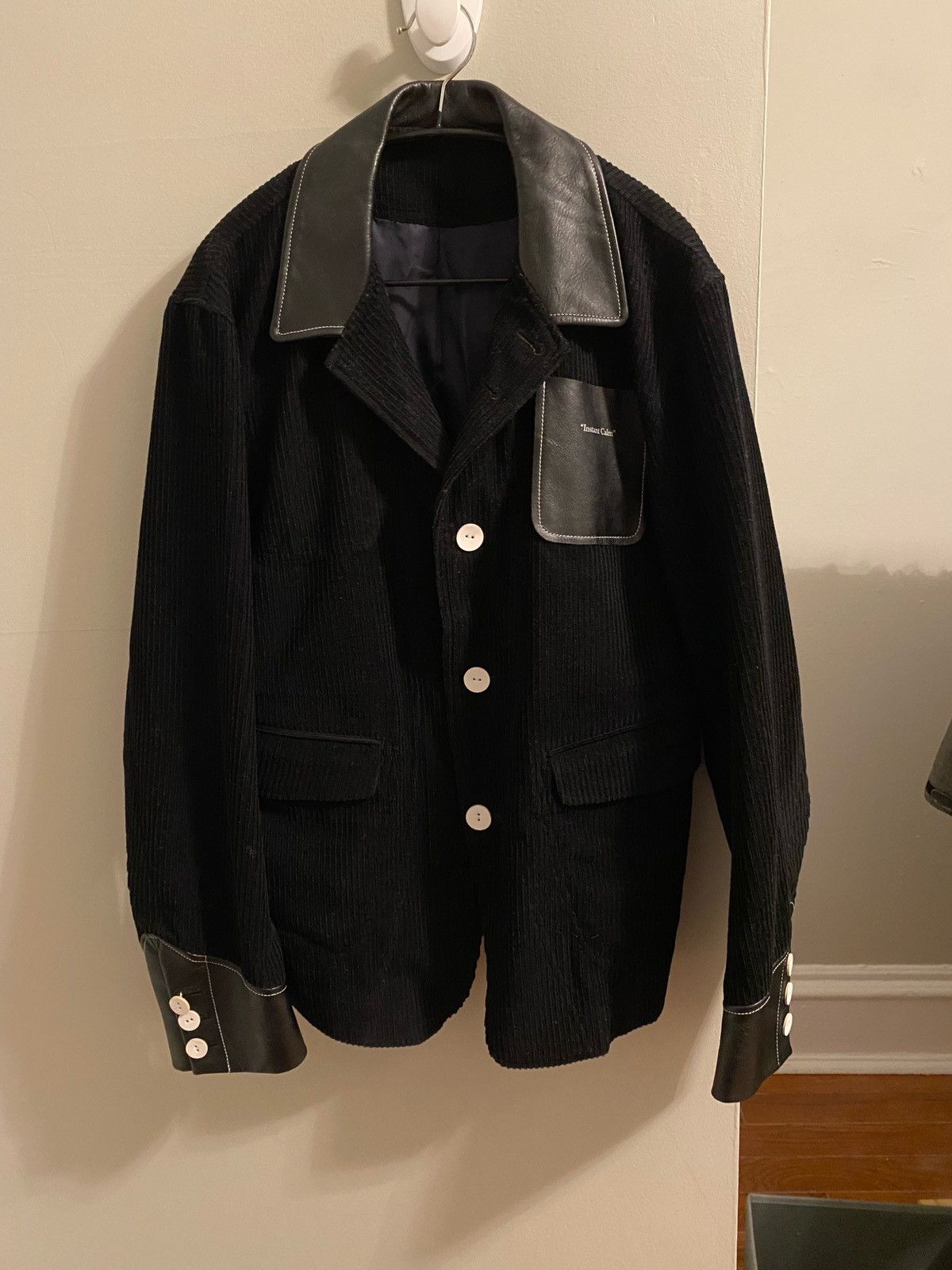 Undercover 16aw instant calm wool corduroy cow leather jacket Size US L / EU 52-54 / 3 - 3 Thumbnail